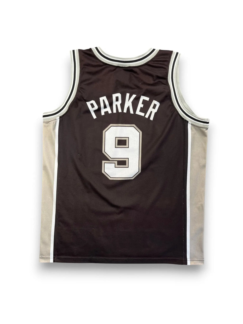 Tony Parker #9 - San Antonio Spurs Away 2002-2010 - Champion (L) - Maillot NBA