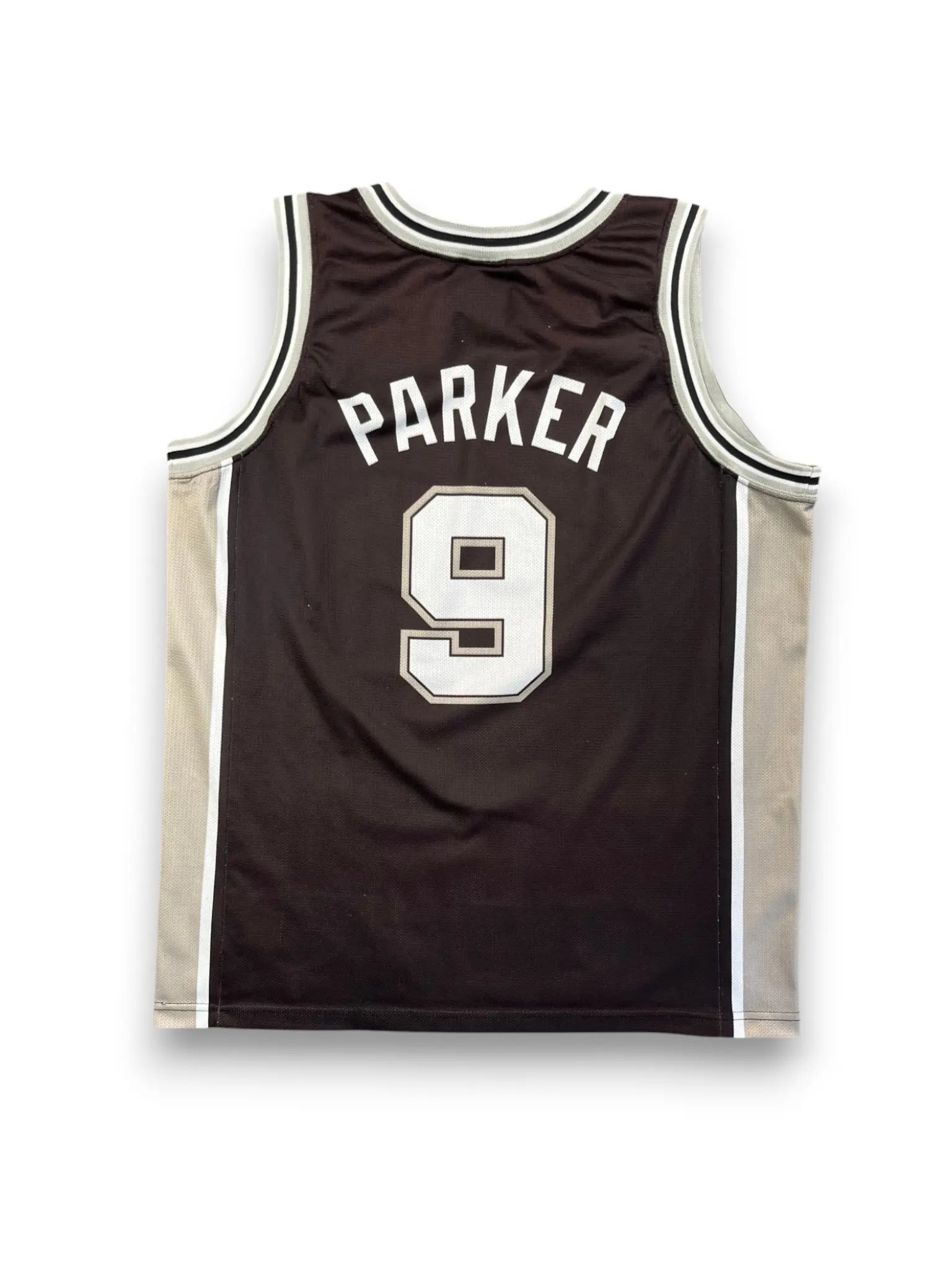 Tony Parker #9 - San Antonio Spurs Away 2002-2010 - Champion (L) - Maillot NBA