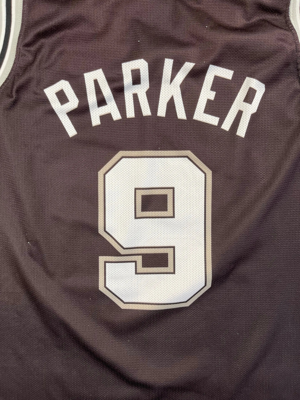 Tony Parker #9 - San Antonio Spurs Away 2002-2010 - Champion (L) - Maillot NBA