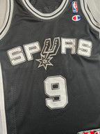 Tony Parker #9 - San Antonio Spurs Away 2002-2010 - Champion (S) - Maillot NBA