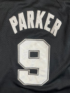 Tony Parker #9 - San Antonio Spurs Away 2002-2010 - Champion (S) - Maillot NBA