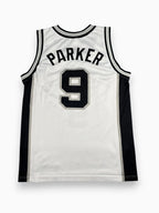 Tony Parker #9 - San Antonio Spurs Home 2002-2010 - Champion (M) - Maillot NBA