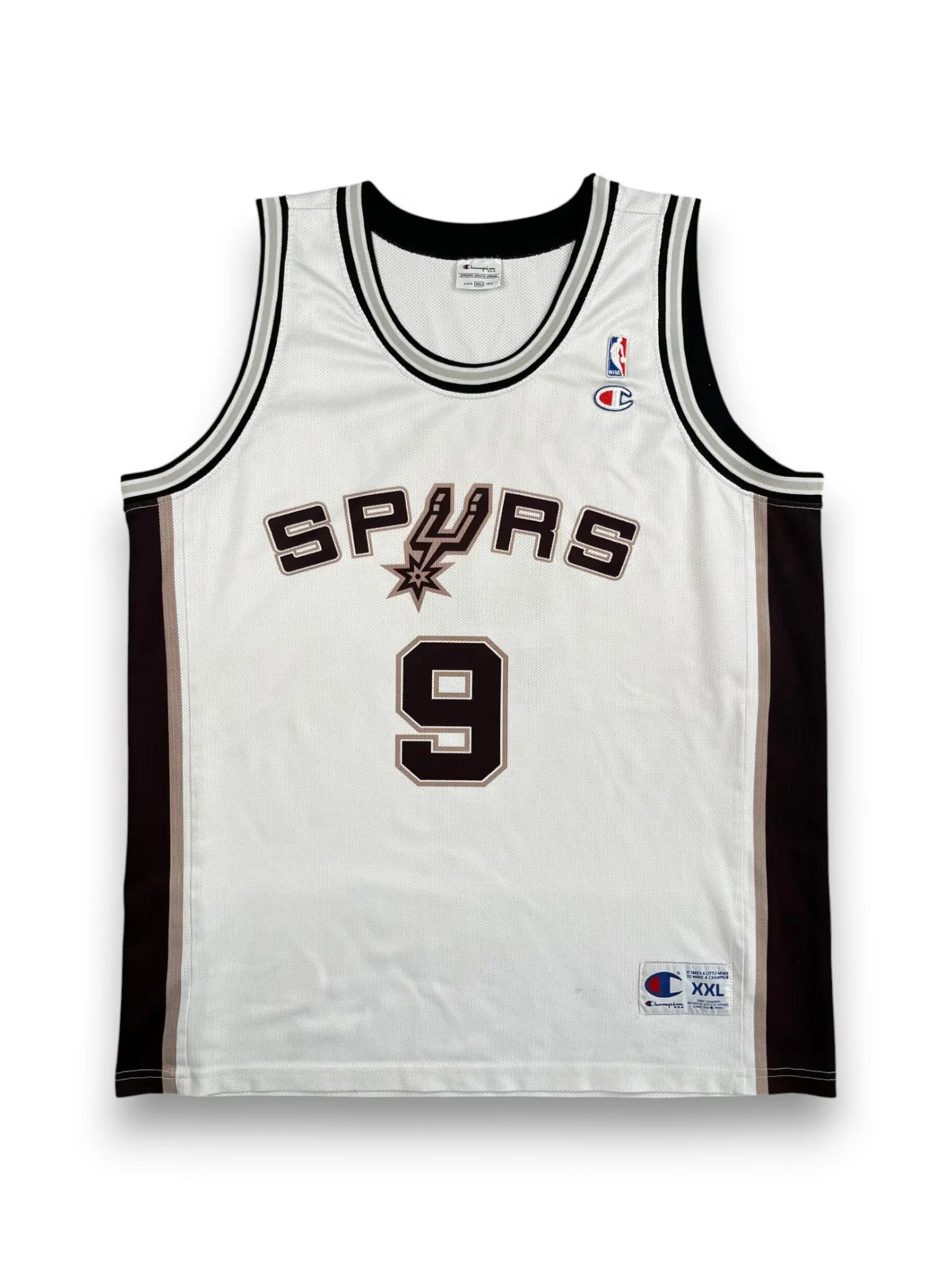 Tony Parker #9 - San Antonio Spurs Home 2002-2010 - Champion (XXL) - Maillot NBA