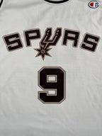 Tony Parker #9 - San Antonio Spurs Home 2002-2010 - Champion (XXL) - Maillot NBA