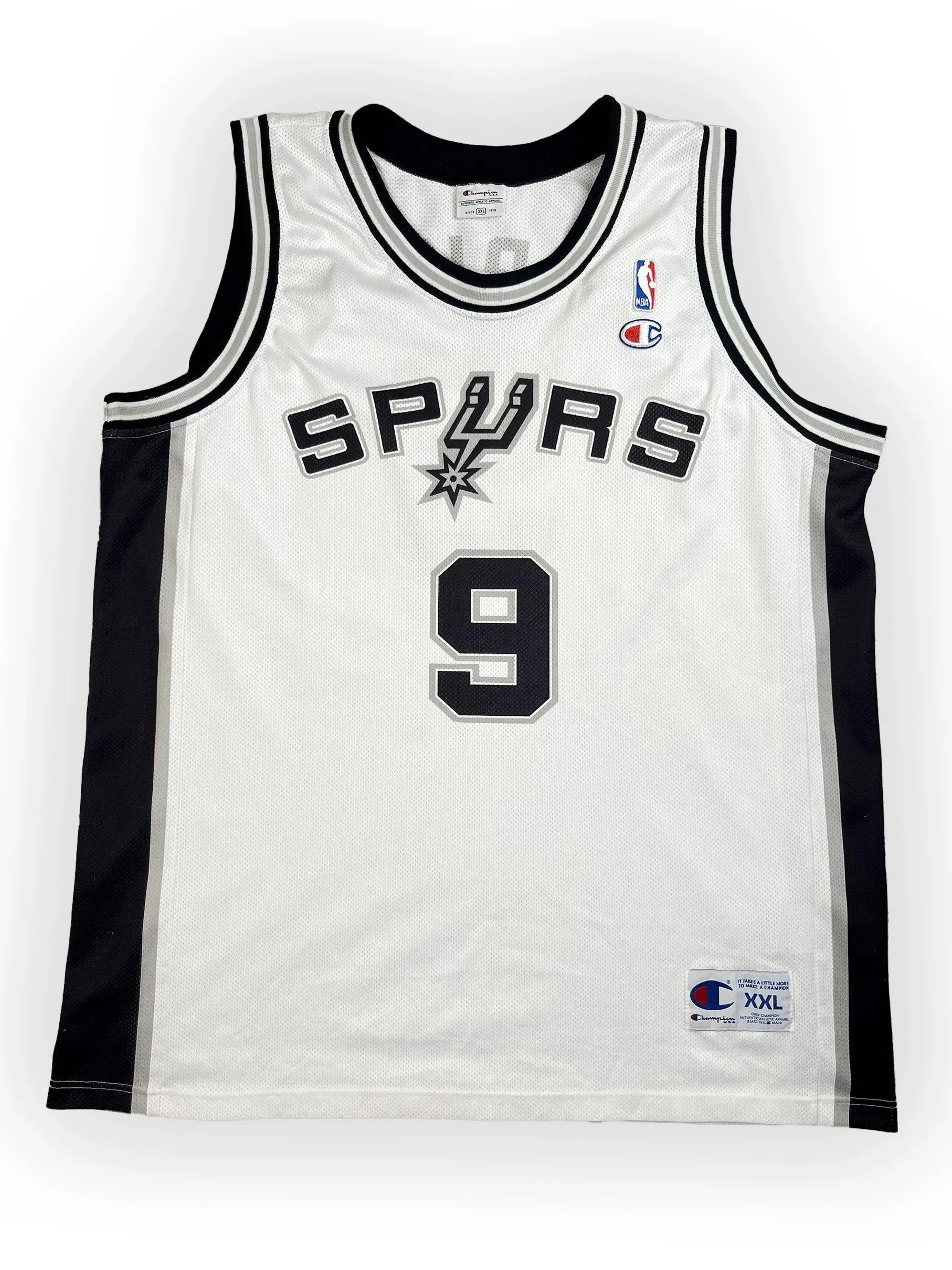 Tony Parker #9 - San Antonio Spurs Home 2002-2010 - Champion (XXL) - Maillot NBA Champion