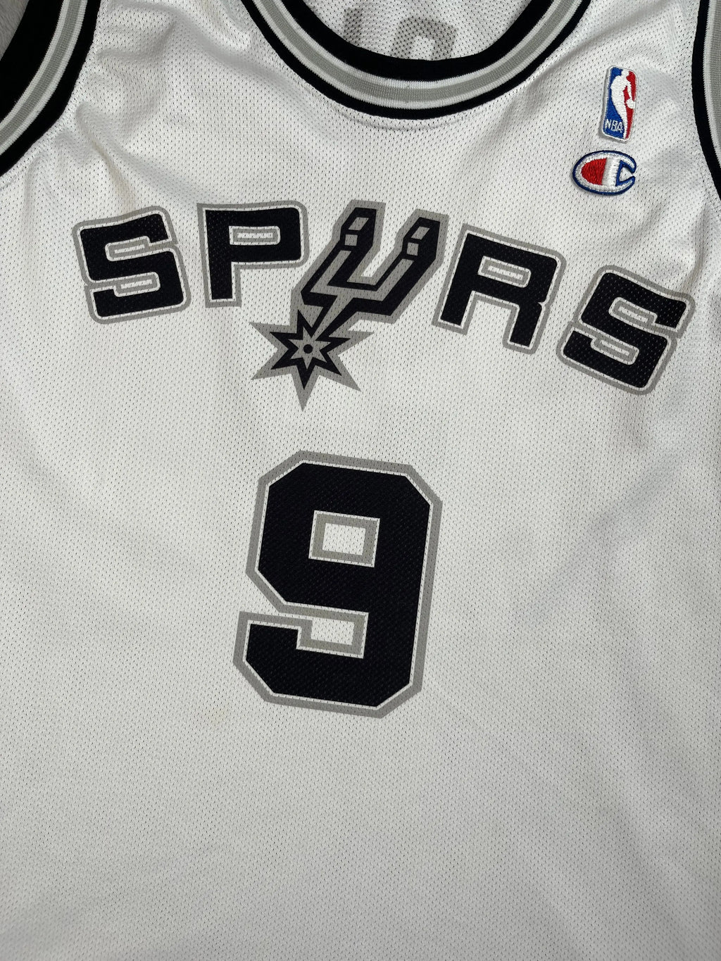 Tony Parker #9 - San Antonio Spurs Home 2002-2010 - Champion (XXL) - Maillot NBA Champion