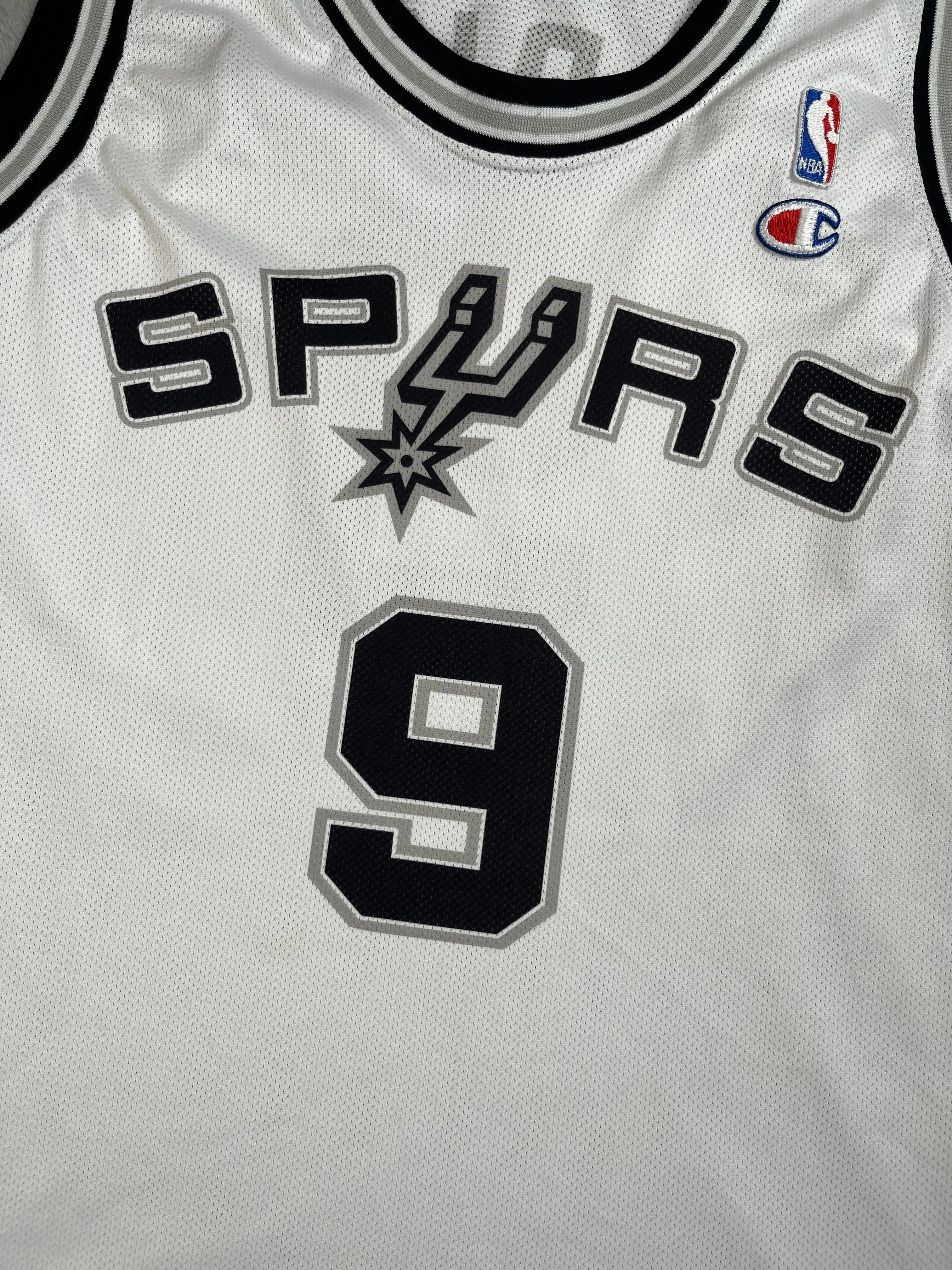 Tony Parker #9 - San Antonio Spurs Home 2002-2010 - Champion (XXL) - Maillot NBA Champion
