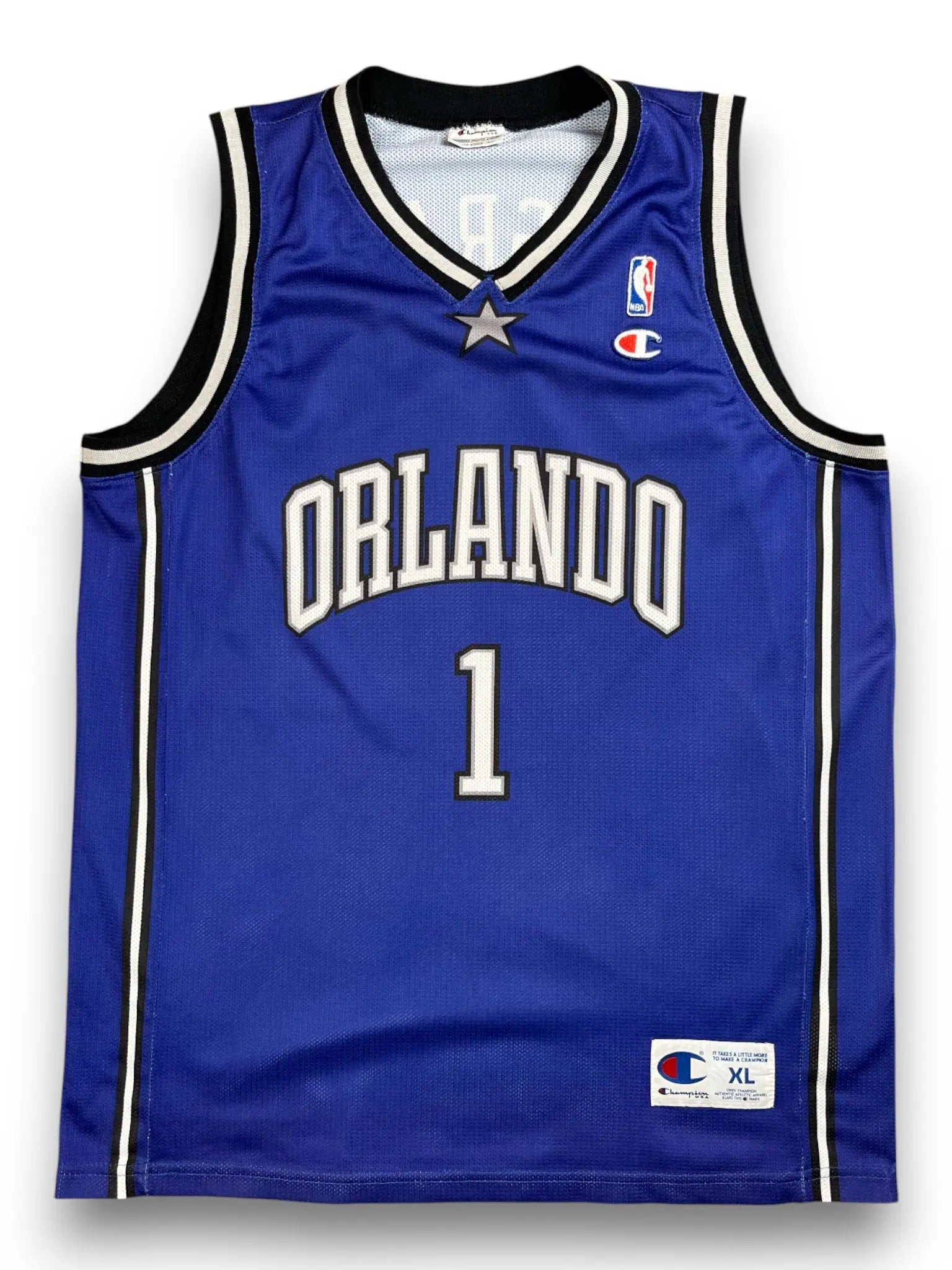 Tracy McGrady #1 - Orlando Magic Away 2004- Champion (XL) - Maillot NBA Champion