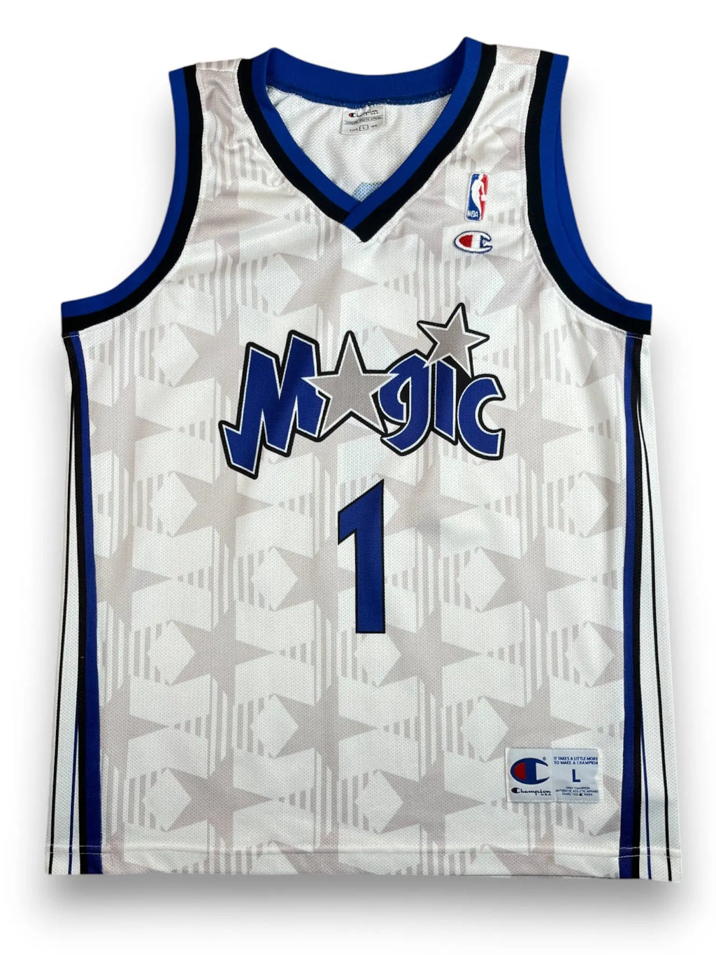 Tracy McGrady #1 - Orlando Magic Home 2000-2003 - Champion (L) - Maillot NBA