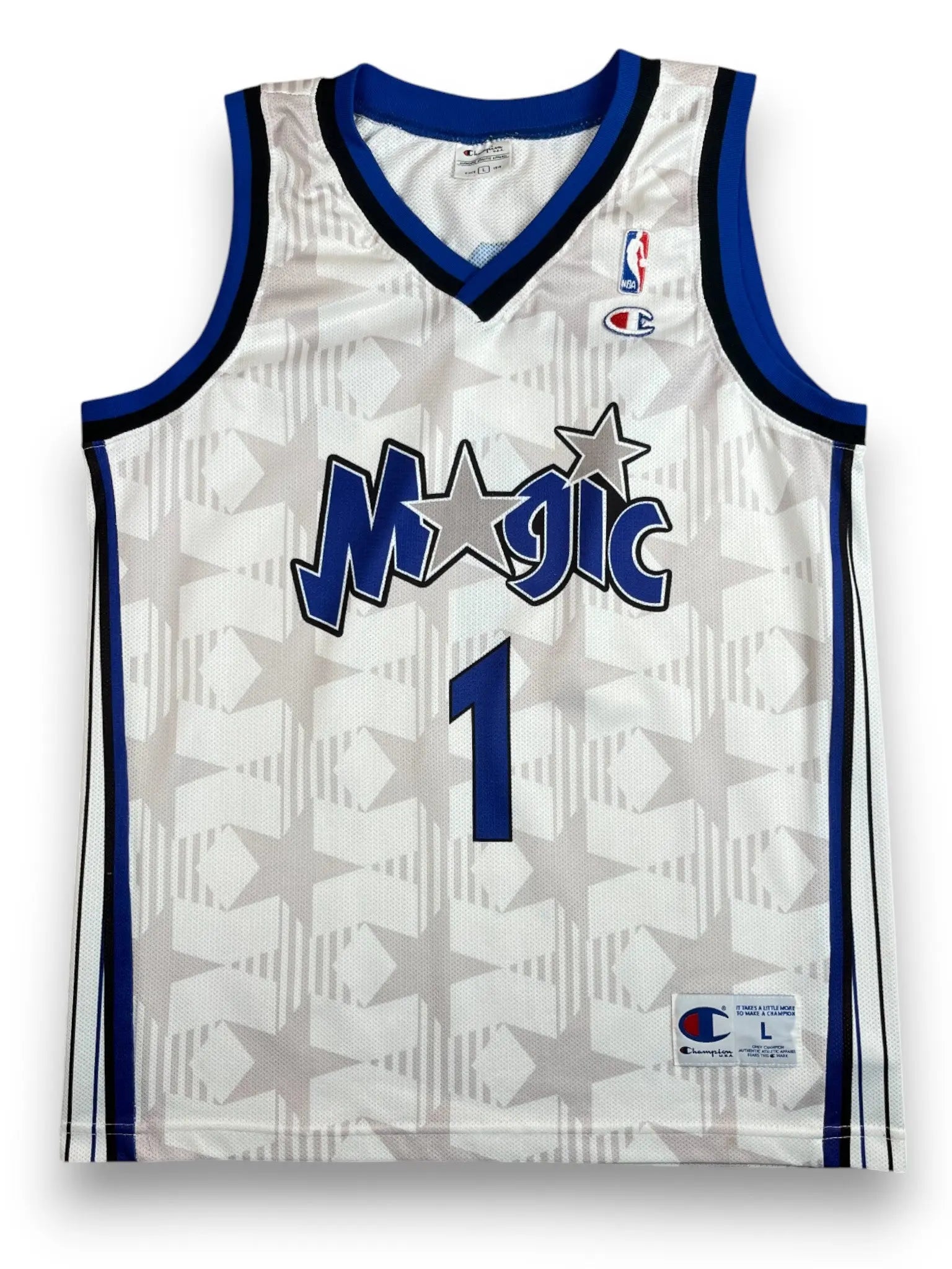 Tracy McGrady #1 - Orlando Magic Home 2000-2003 - Champion (L) - Maillot NBA