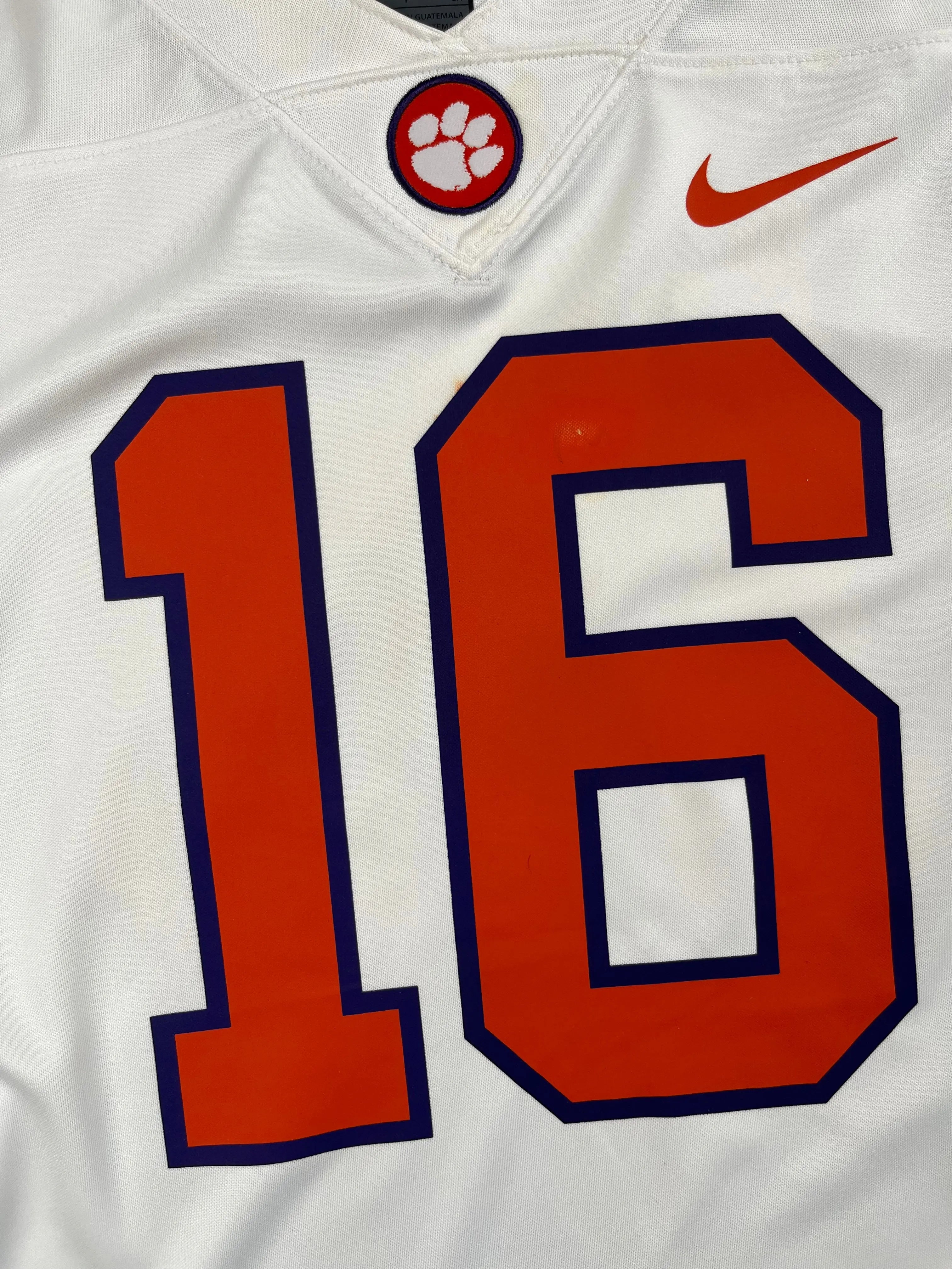 Trevor Lawrence #16 - Clemson Tigers Away 2018-2020 - Nike (S) - Maillot NCAA