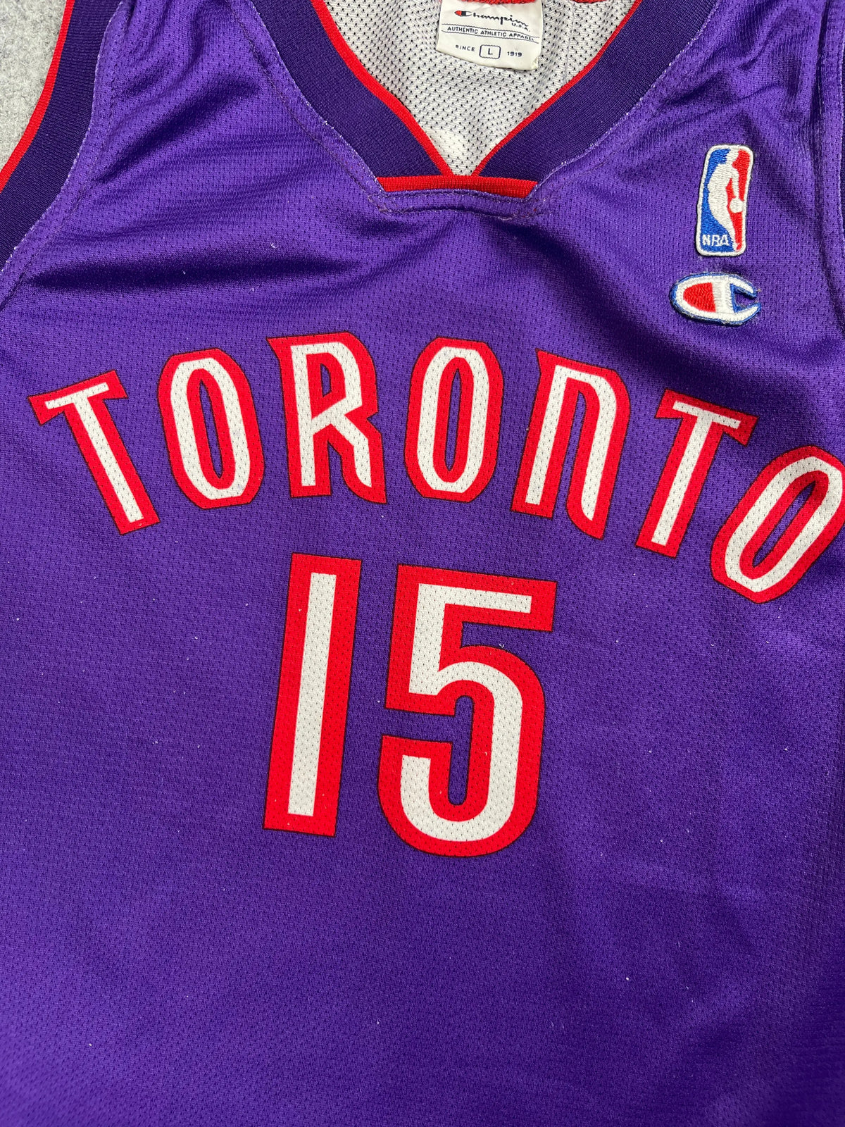 Vince Carter #15 - Toronto Raptors Away 2000-2003 - Champion (L) - Maillot NBA