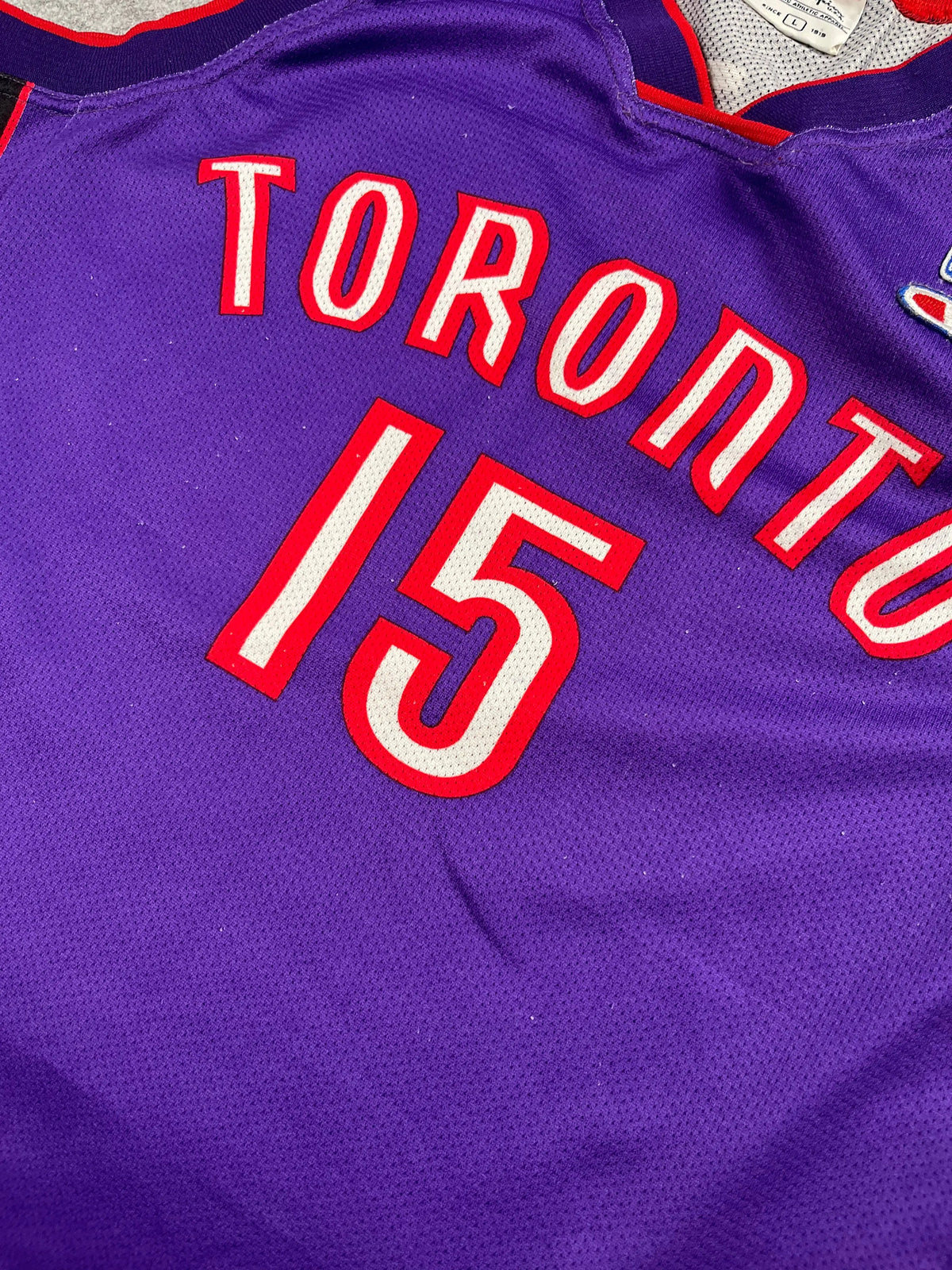 Vince Carter #15 - Toronto Raptors Away 2000-2003 - Champion (L) - Maillot NBA
