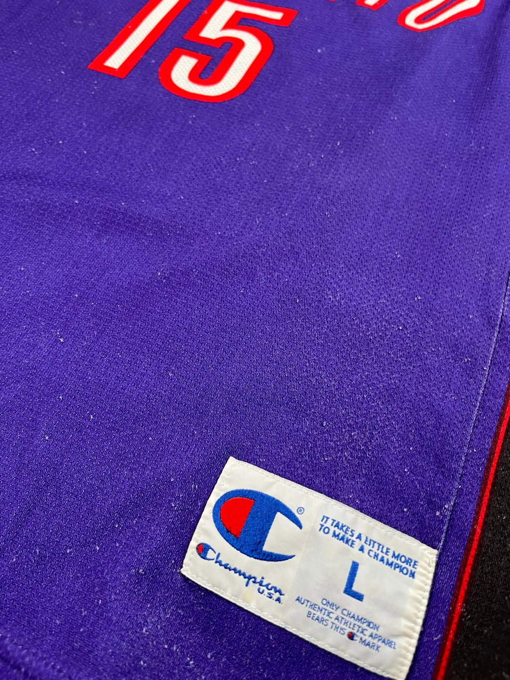 Vince Carter #15 - Toronto Raptors Away 2000-2003 - Champion (L) - Maillot NBA