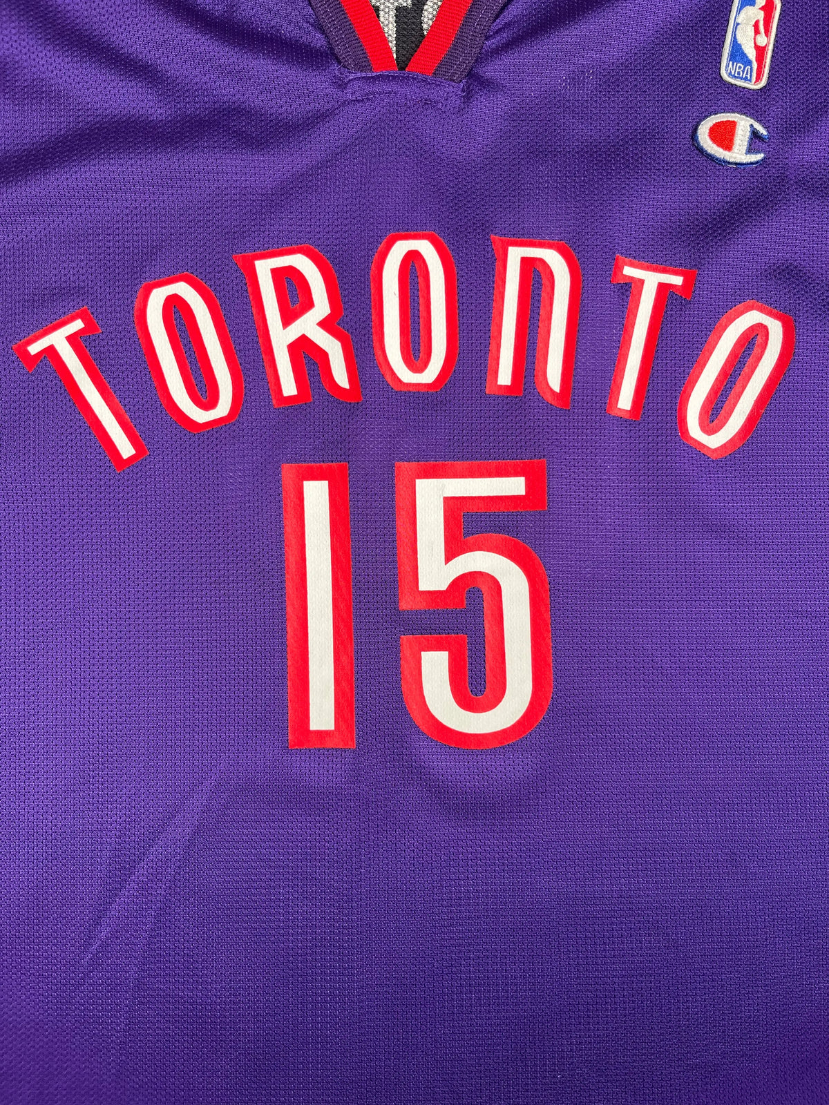 Vince Carter #15 - Toronto Raptors Away 2000-2003 - Champion (XL/XXL) - Maillot NBA