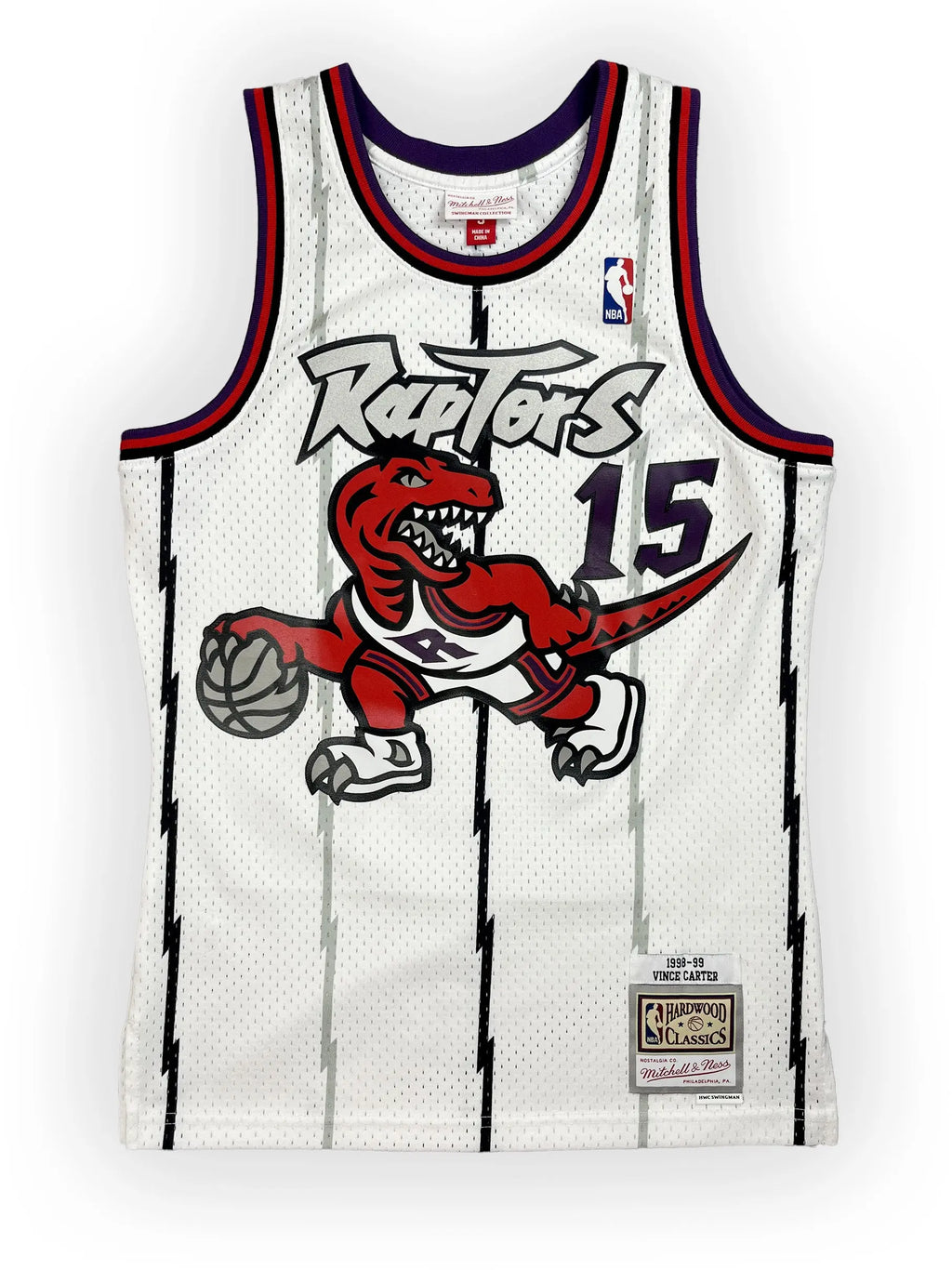 Vince Carter #15 - Toronto Raptors Home 1997-2003 - Mitchell & Ness (S) - Maillot NBA Mitchell & Ness