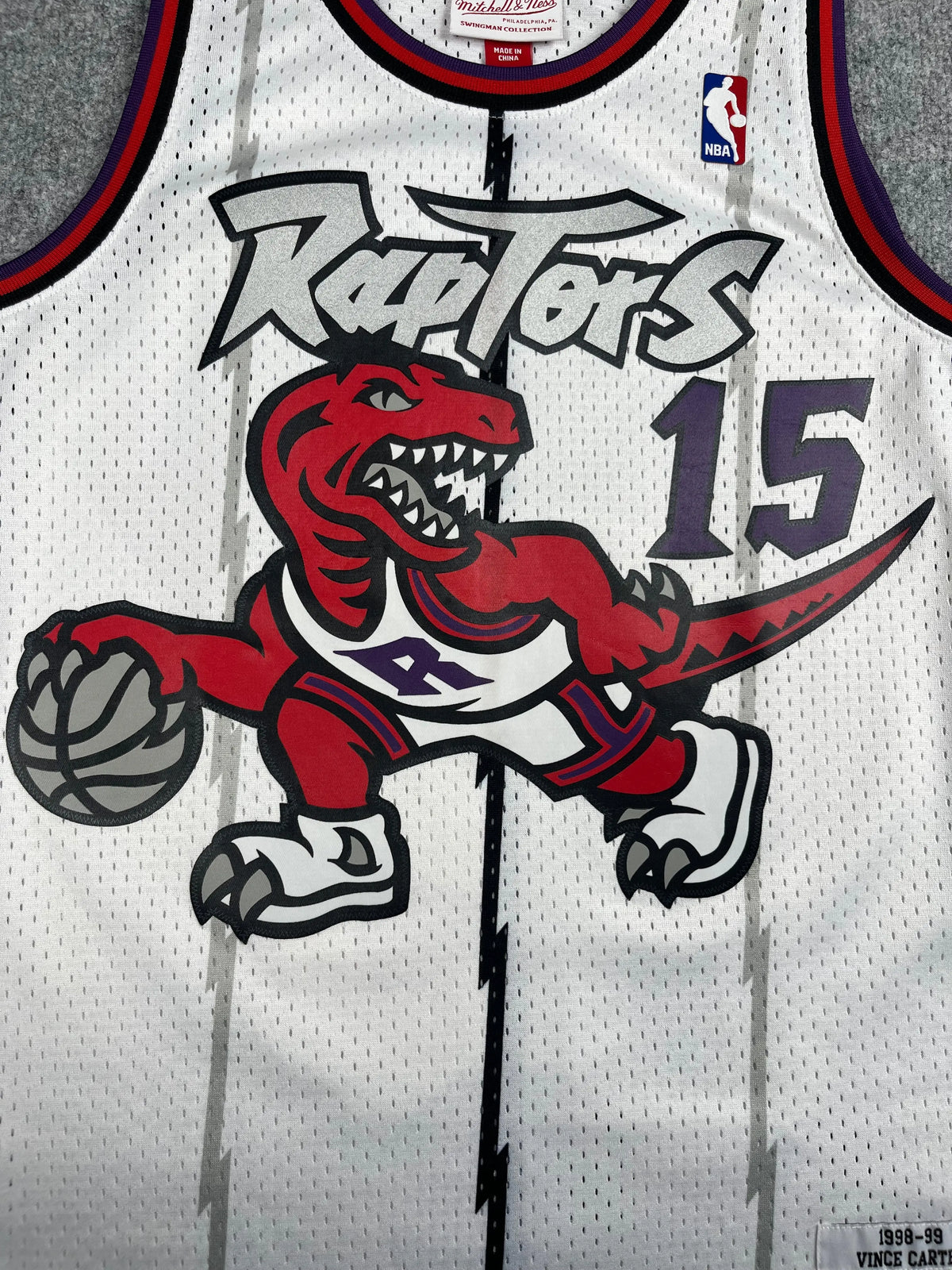 Vince Carter #15 - Toronto Raptors Home 1998-1999 - Mitchell & Ness (M) - Maillot NBA