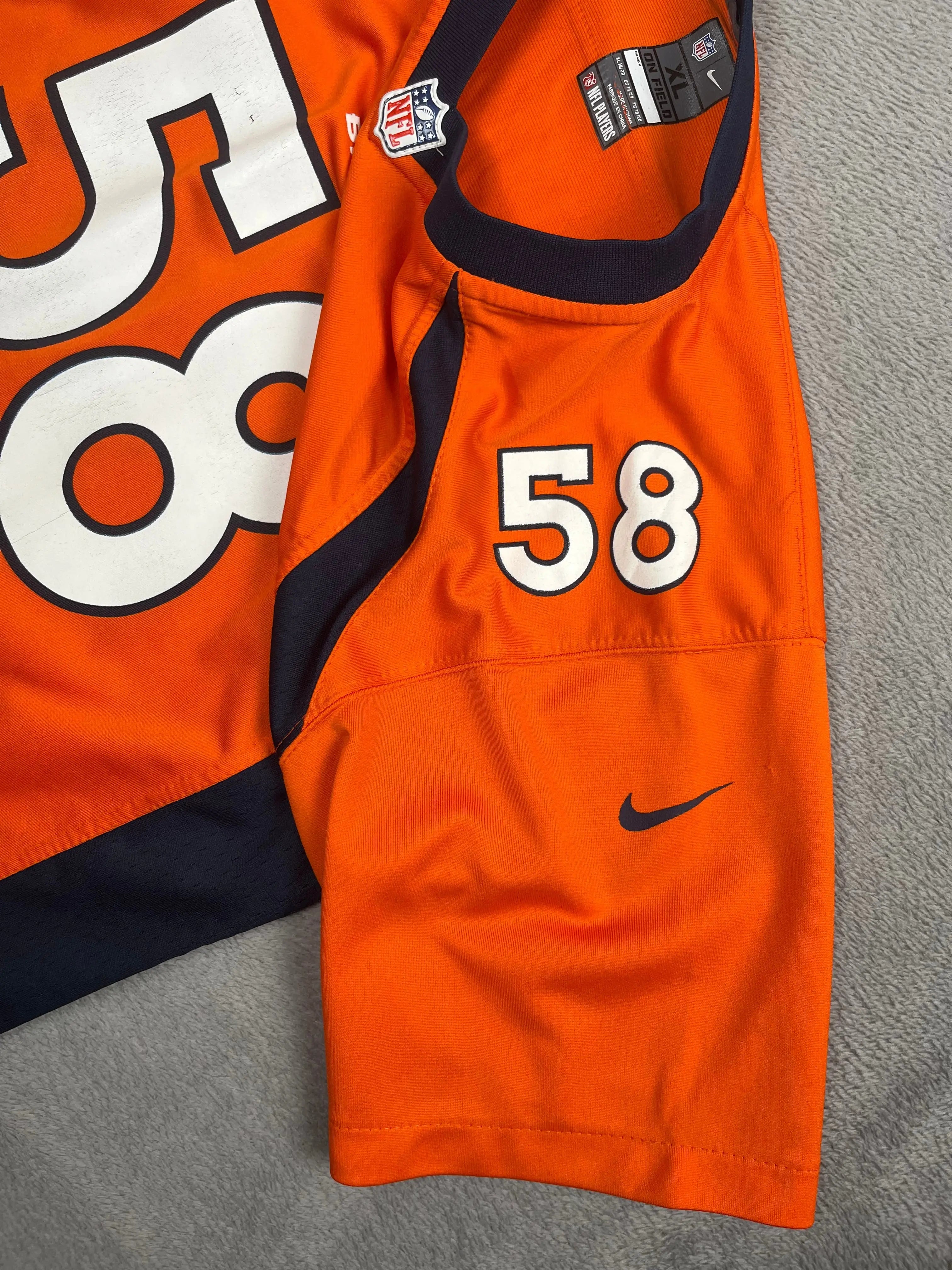 Von Miller #58 - Denver Broncos Home 2012-2021 - Nike (S) (XL Youth) - Maillot NFL Nike