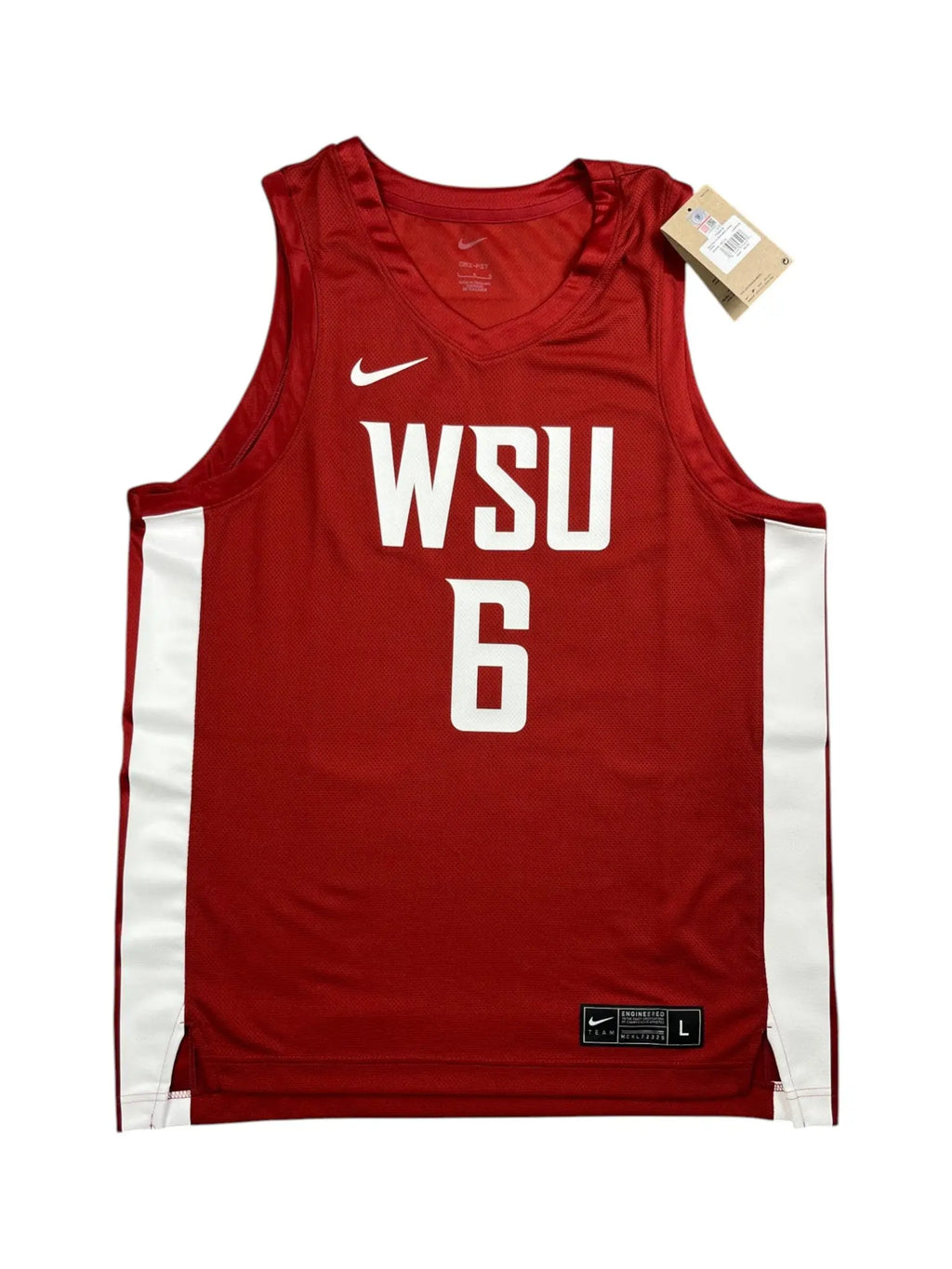 WSU #6 - Washington State Cougars NCAA WCC - Nike (L) - Maillot NBA *BNWT*