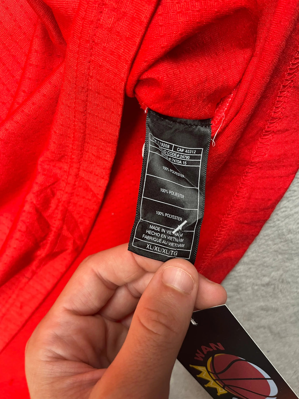 Washington Wizards Chinese New Year *non floqué* 2016-2017 - Adidas (XL) - Maillot NBA Adidas