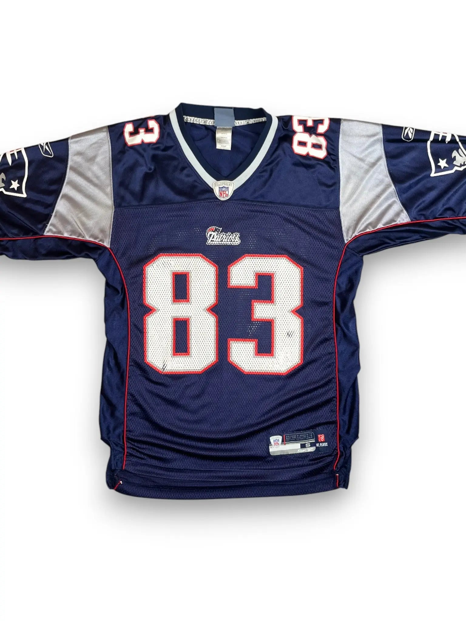 Wes Welker #83 - New England Patriots Home 2007-2011 - Reebok (S) - Maillot NFL