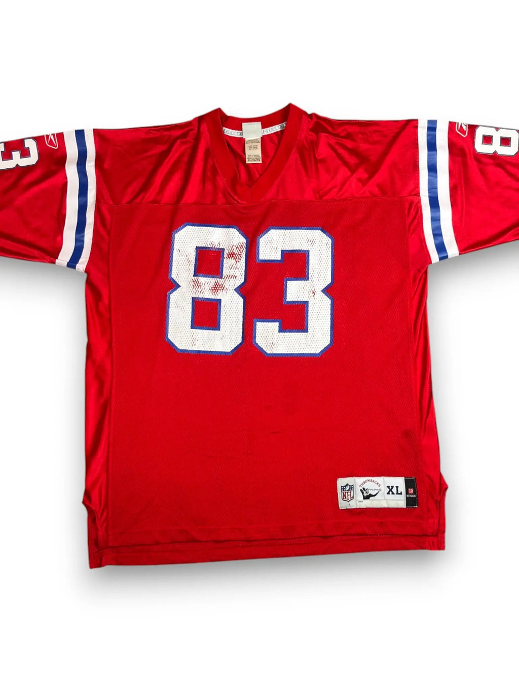 Wes Welker #83 - New England Patriots Throwback 2010-2011 - Reebok (XL) - Maillot NFL