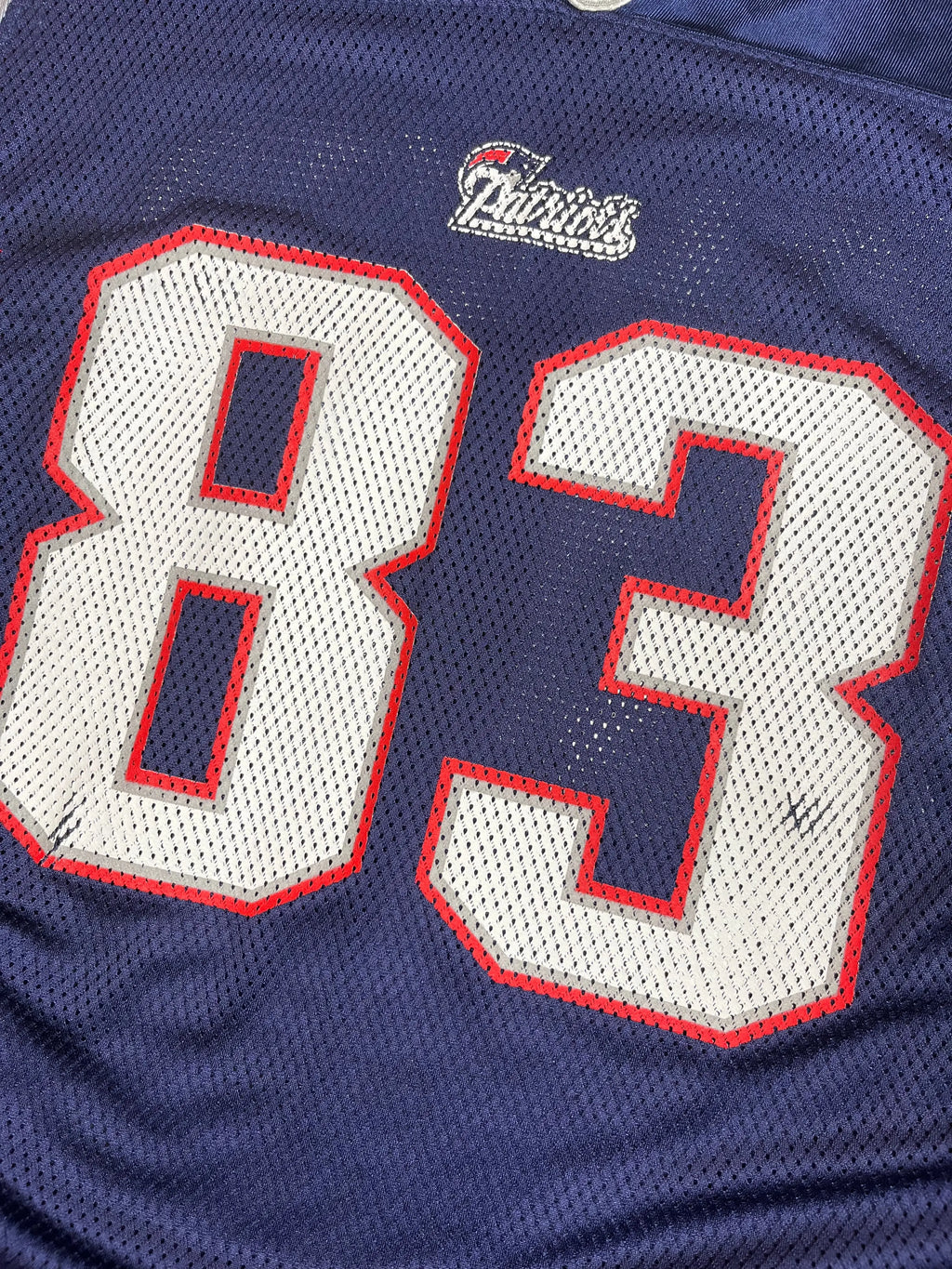 Wes Welker #83 - New England Patriots Home 2007-2011 - Reebok (S) - Maillot NFL