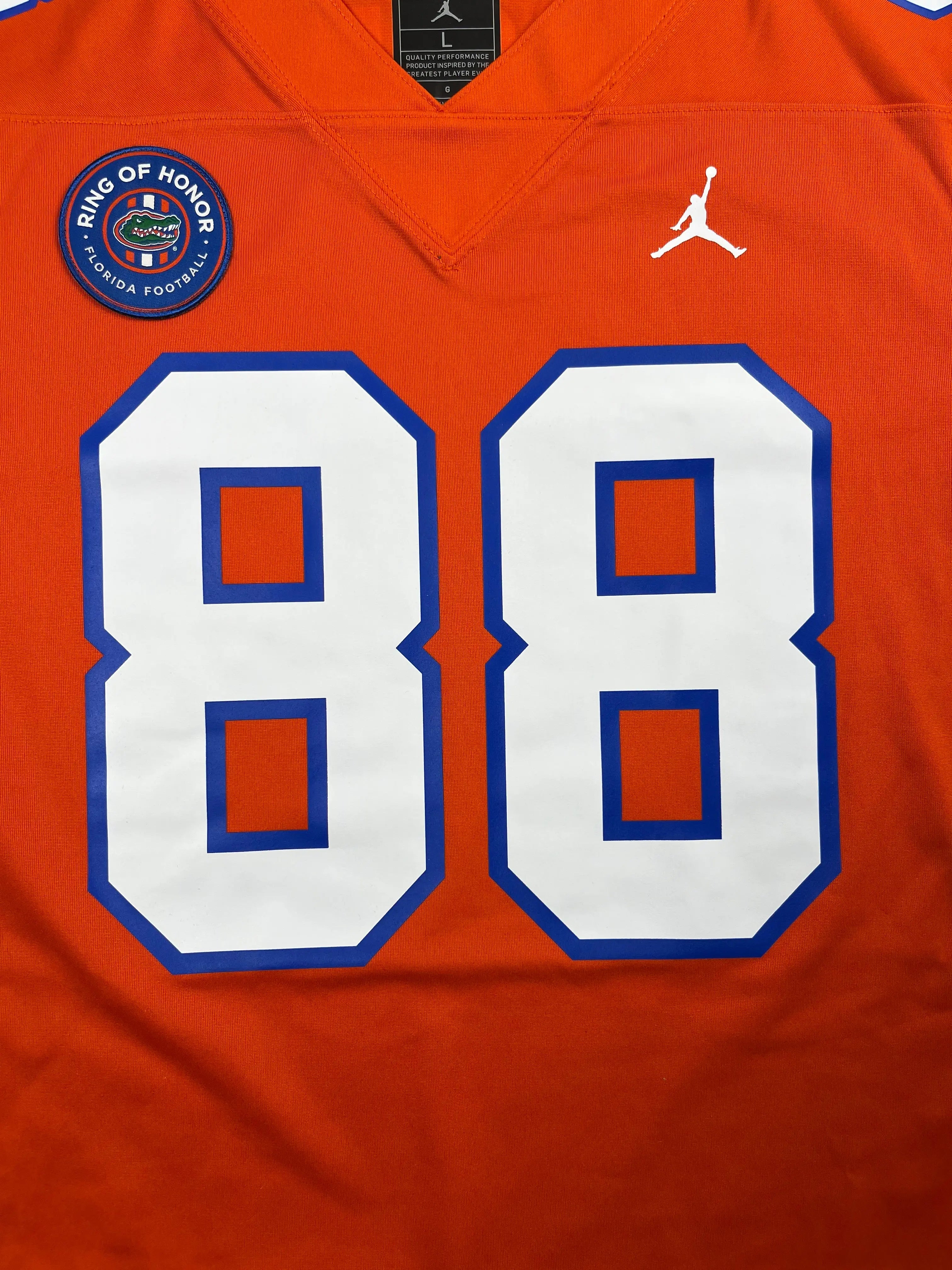 Wilber Marshall #88 - Florida Gators NCAA SEC 1980-1983 - Jordan (L) - Maillot NFL *BNWT*