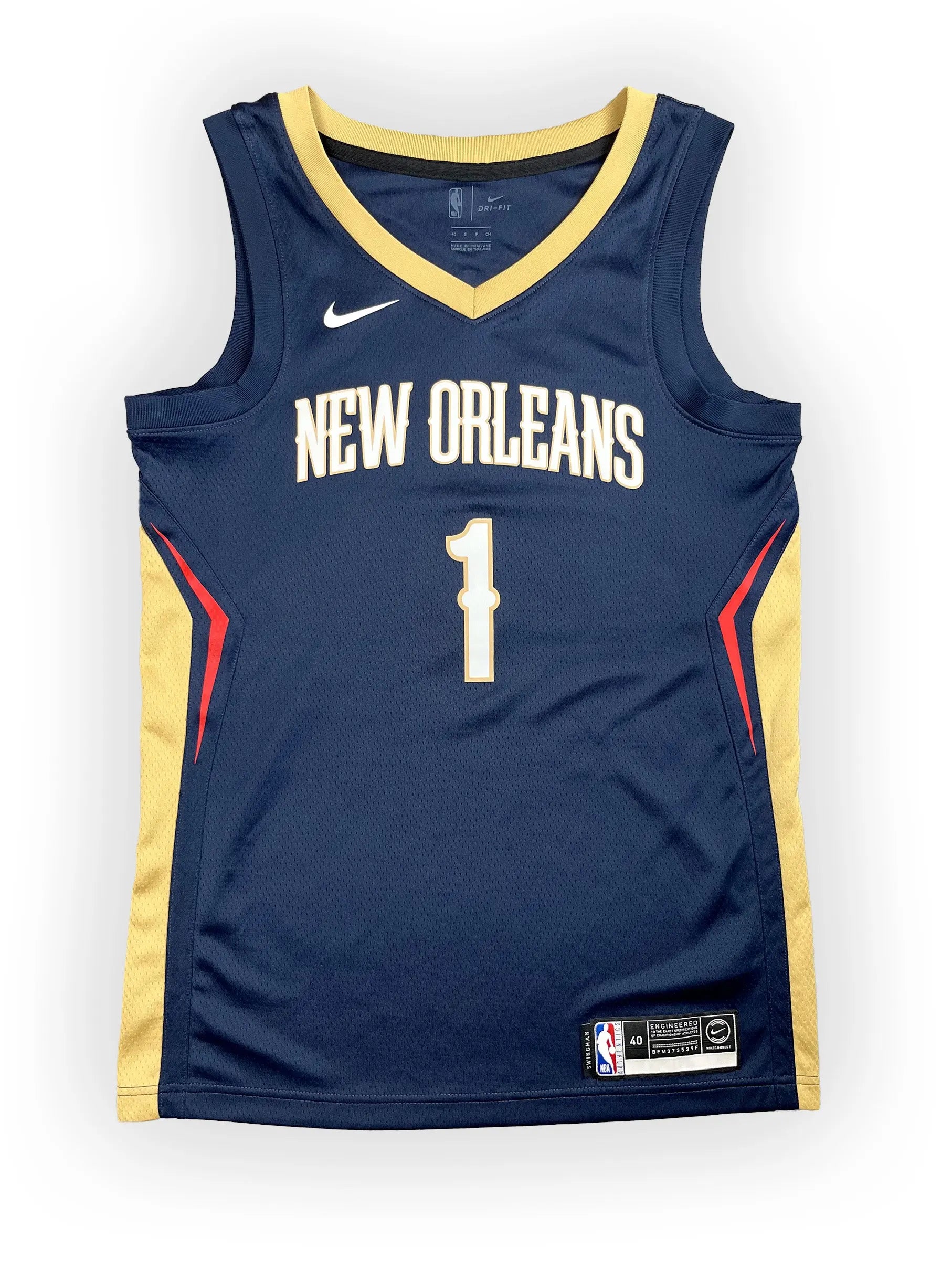 Zion Williamson #1 - New Orleans Pelicans Icon 2019-2025 - Nike (S) - Maillot NBA Nike