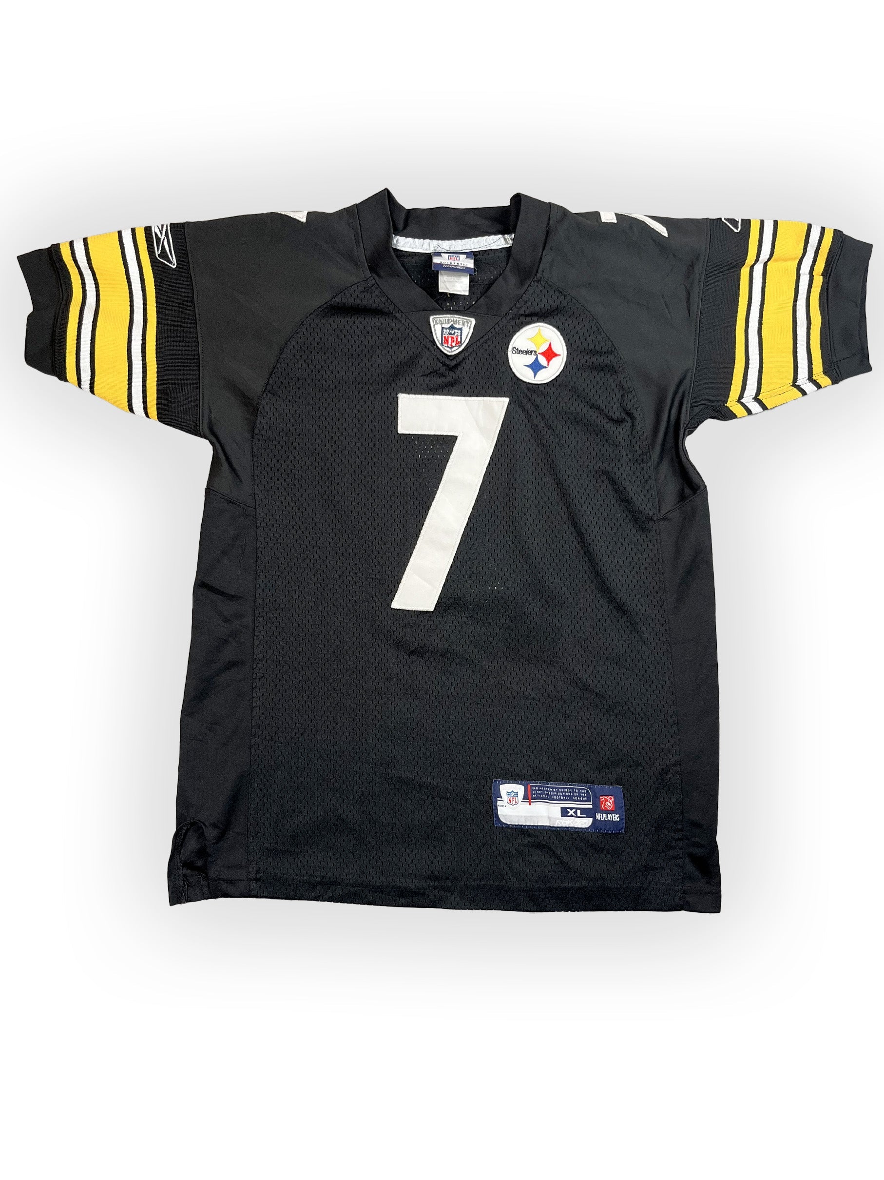 Ben Roethlisberger - Pittsburgh Steelers Home 2004-2011 - Reebok (S) (XL Youth) Andwan Shop