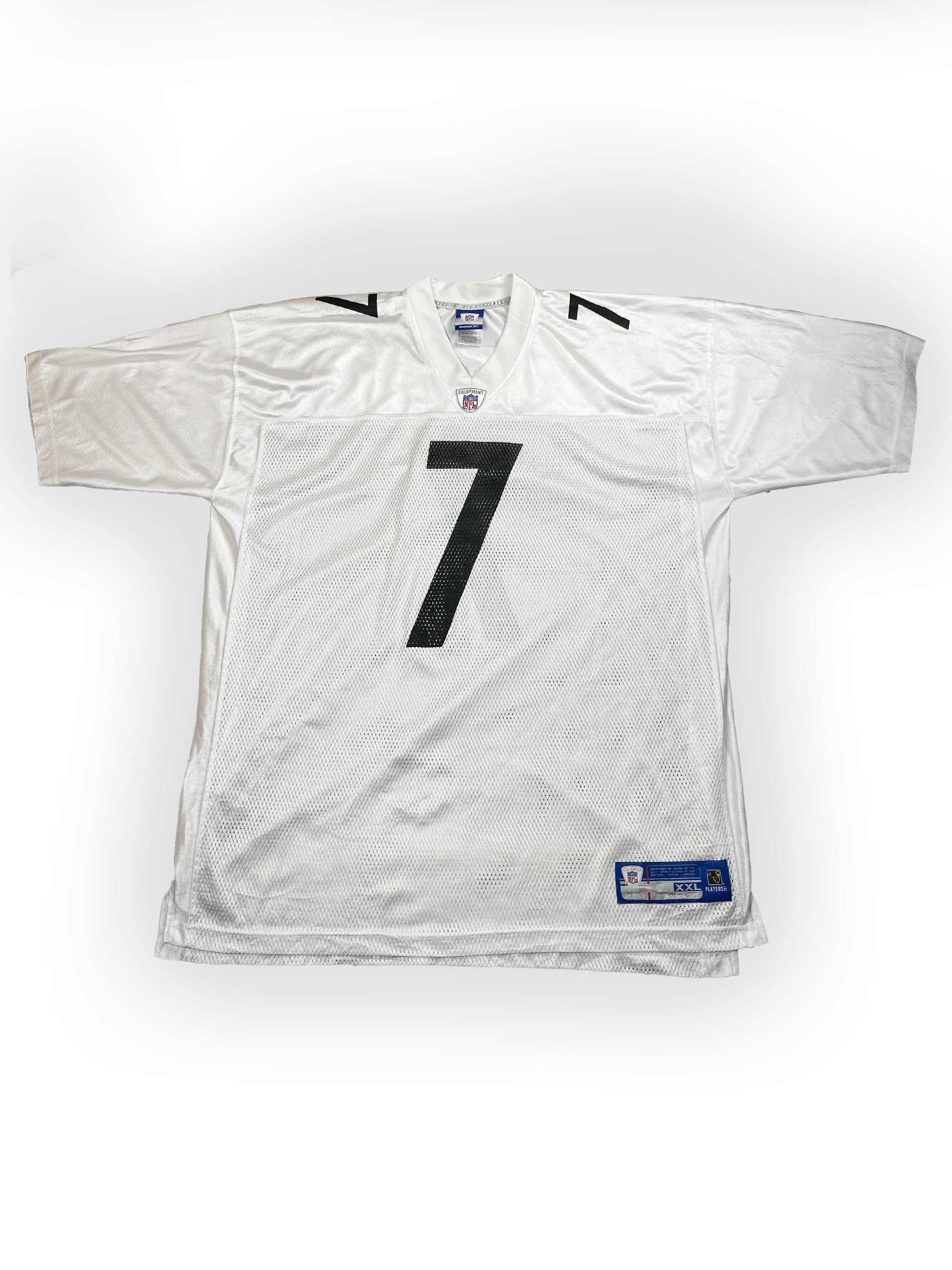 Ben Roethlisberger #7- Pittsburgh Steelers Away 2004-2011 - Reebok (XXL) Reebok