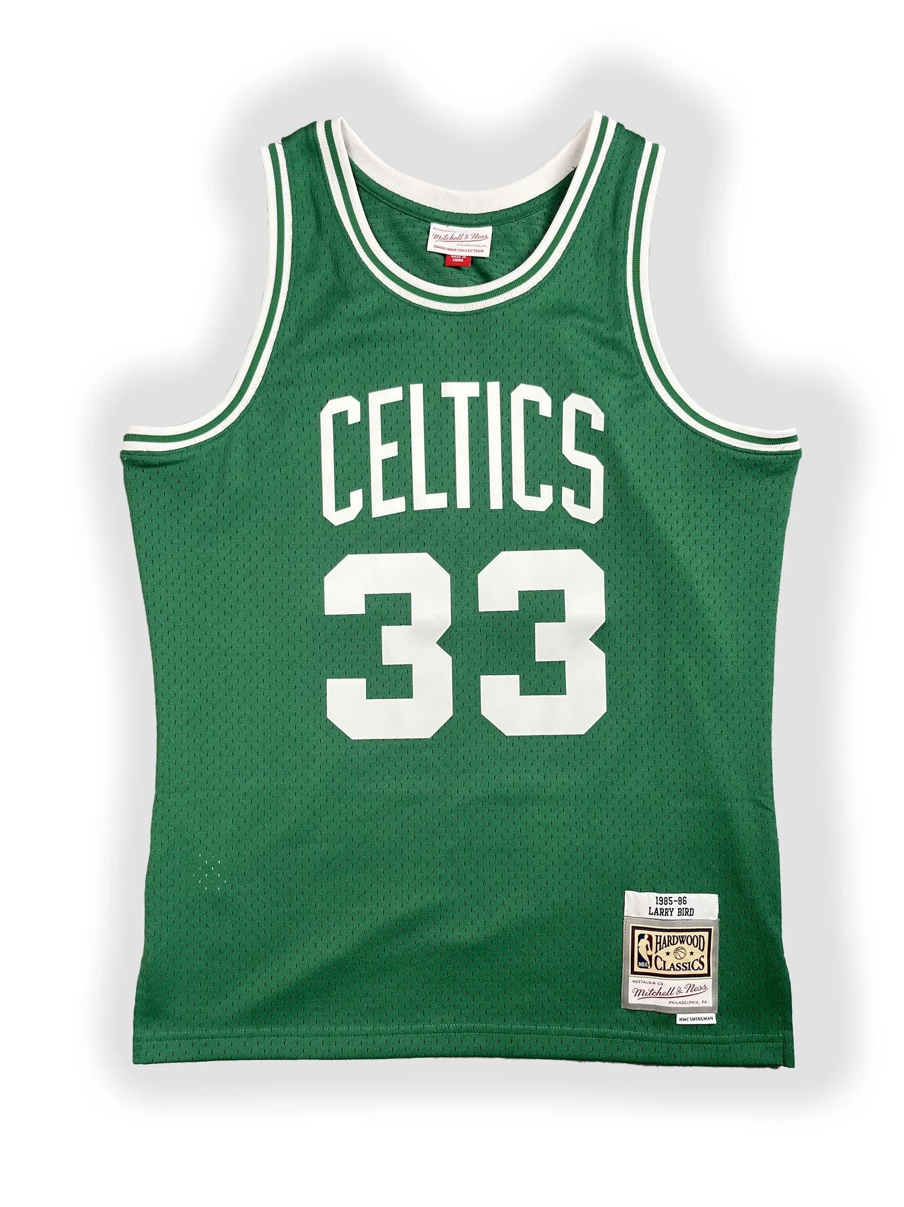 Larry Bird #33 - Boston Celtics Away 1985-1986 - Mitchell & Ness (M) Mitchell & Ness