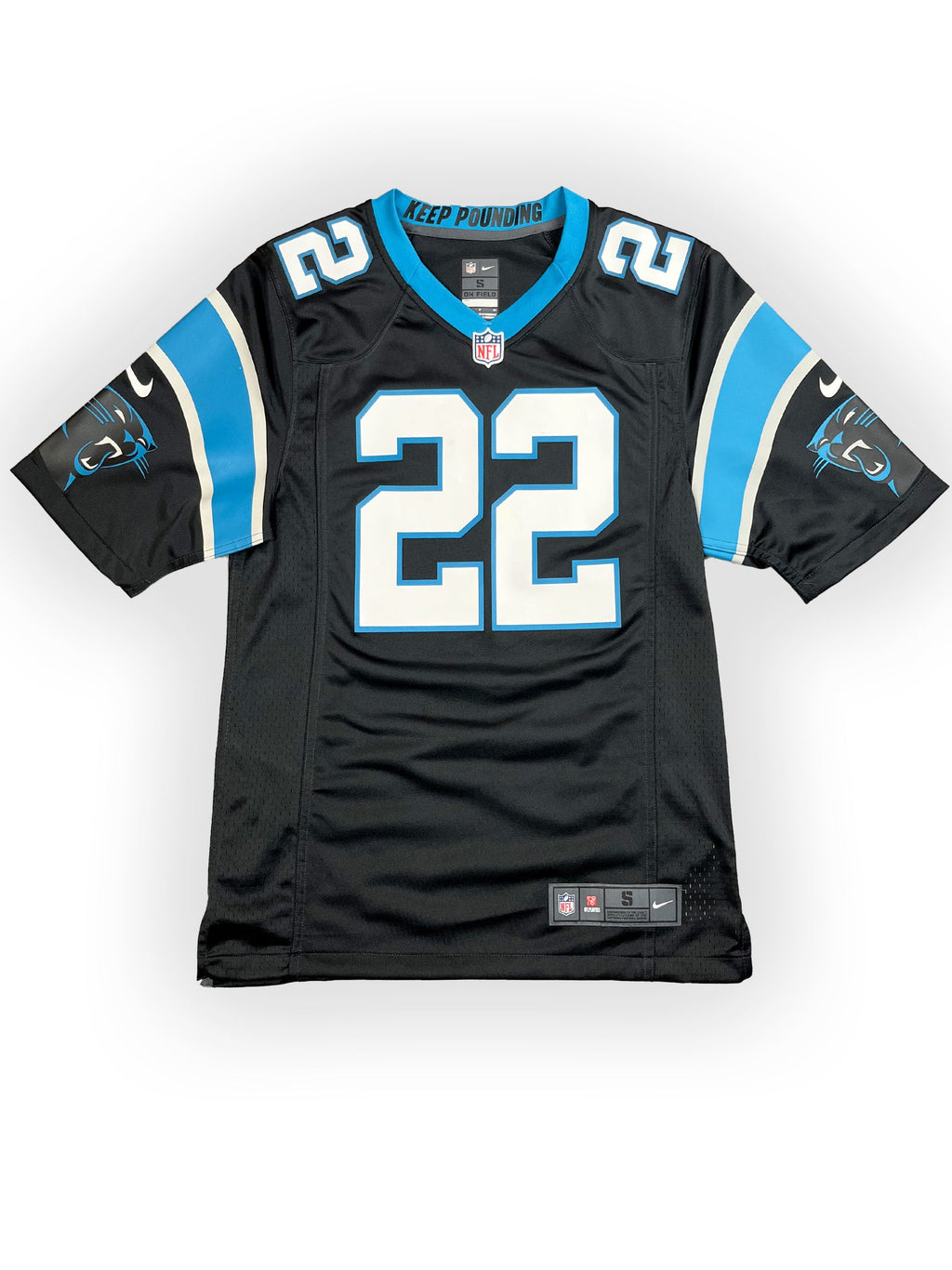 Christian McCaffrey #22 - Carolina Panthers Home 2017-2022 - Nike (S) Nike