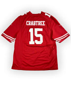Michael Crabtree #15 - San Francisco 49ers Home 2012-2014 - Nike (XL) - Maillot NFL Andwan Shop