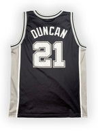 Tim Duncan #21 - San Antonio Spurs Away 1998-2010 - Champion (XL) Champion