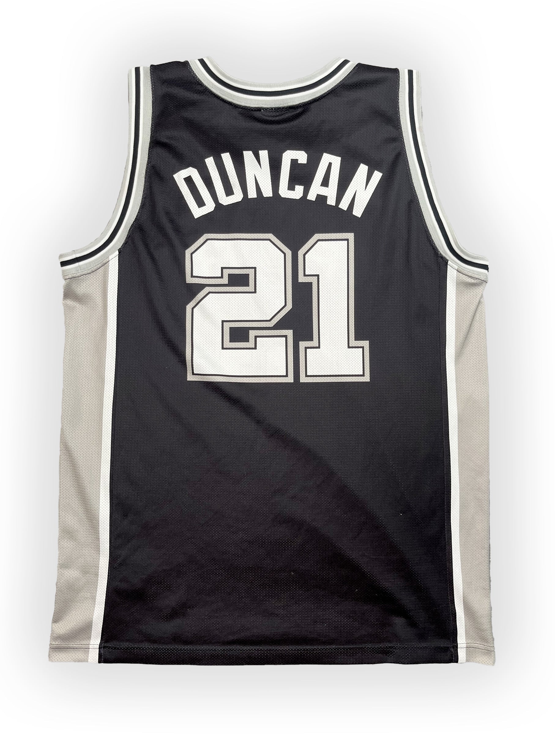 Tim Duncan #21 - San Antonio Spurs Away 1998-2010 - Champion (XL) Champion
