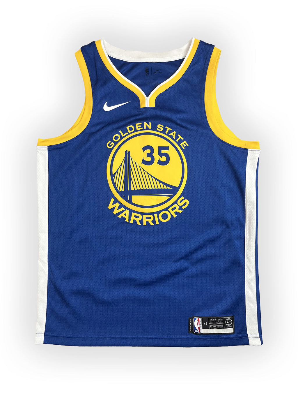 Kevin Durant #35 - Golden State Warriors  Icon 2018-2019 - Nike (L) Nike