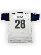 Marshall Faulk #28- Saint-Louis Rams Away 1999-2005 - Reebok (XL) Reebok