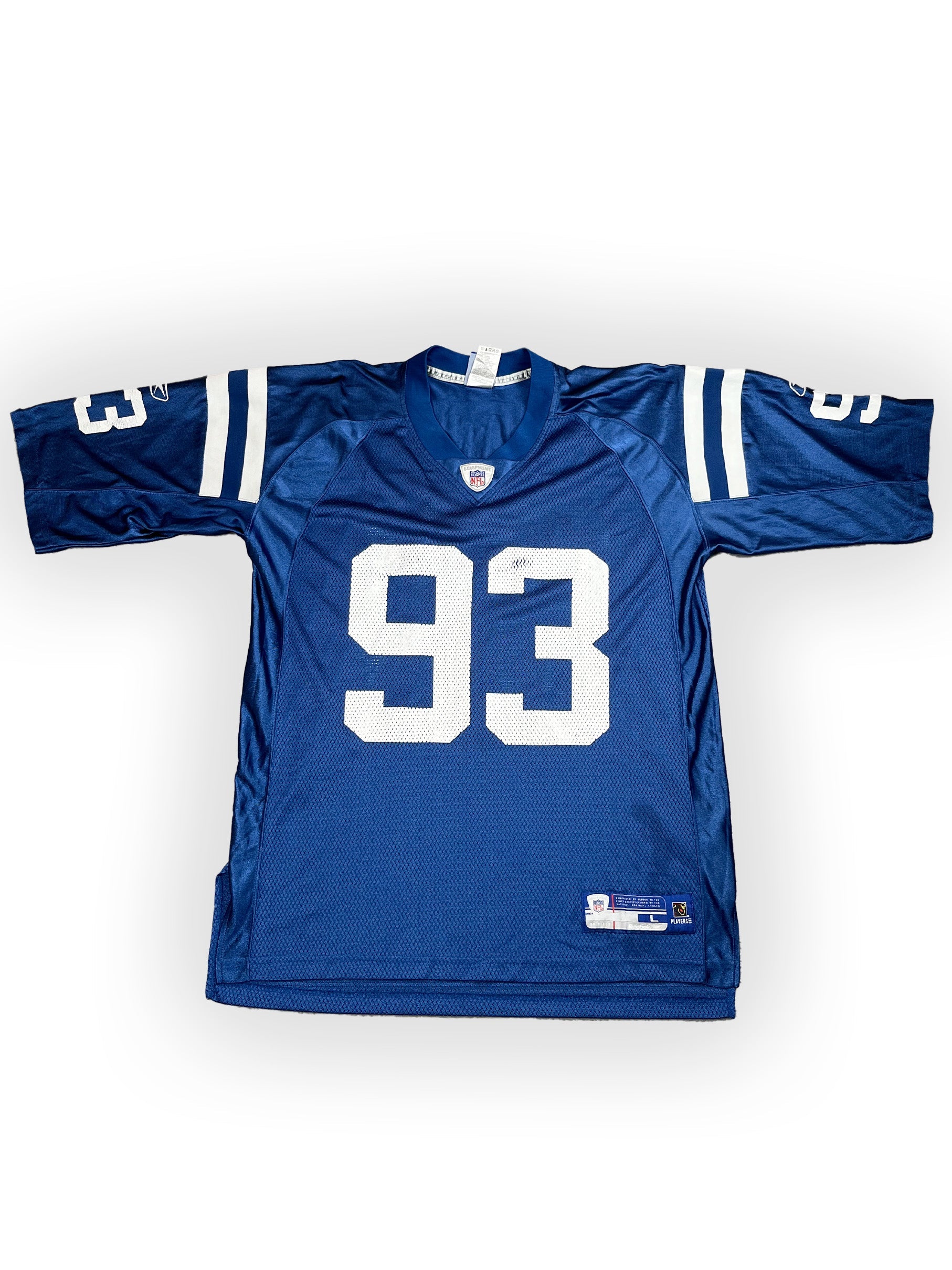 Dwight Freeney #93- Indianapolis Colts Home 2002-2011 - Reebok (L) Reebok