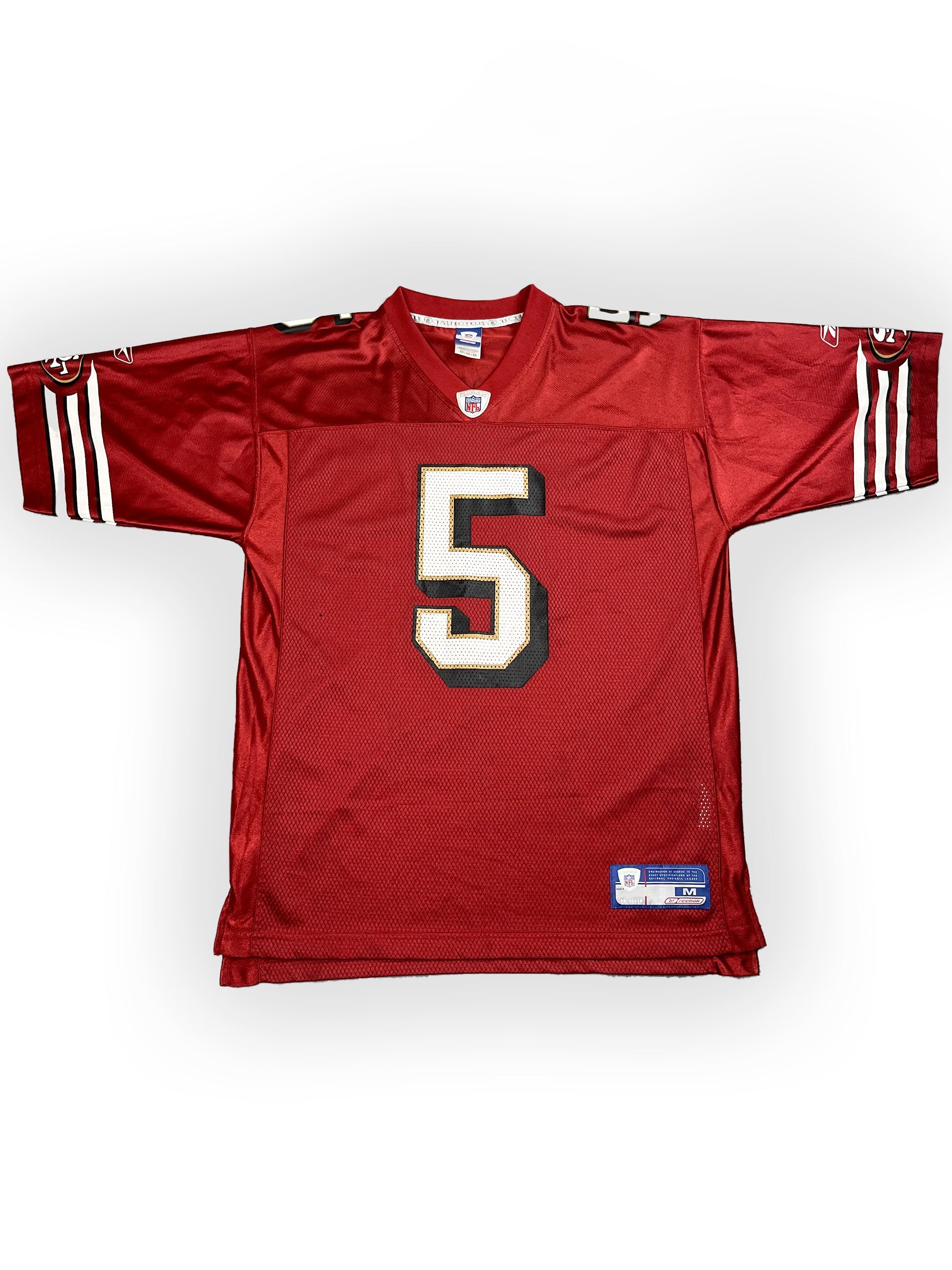 Jeff Garcia #5- San Francisco 49ers Home 1999-2003 - Reebok (M) Reebok