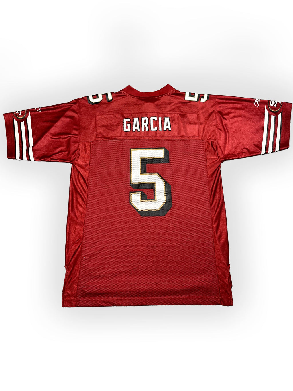 Jeff Garcia #5- San Francisco 49ers Home 1999-2003 - Reebok (M) Reebok