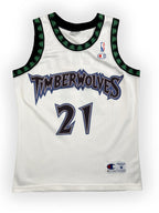 Kevin Garnett #21 - Minnesota Timberwolves Home 1997-2007 - Champion (M) Champion