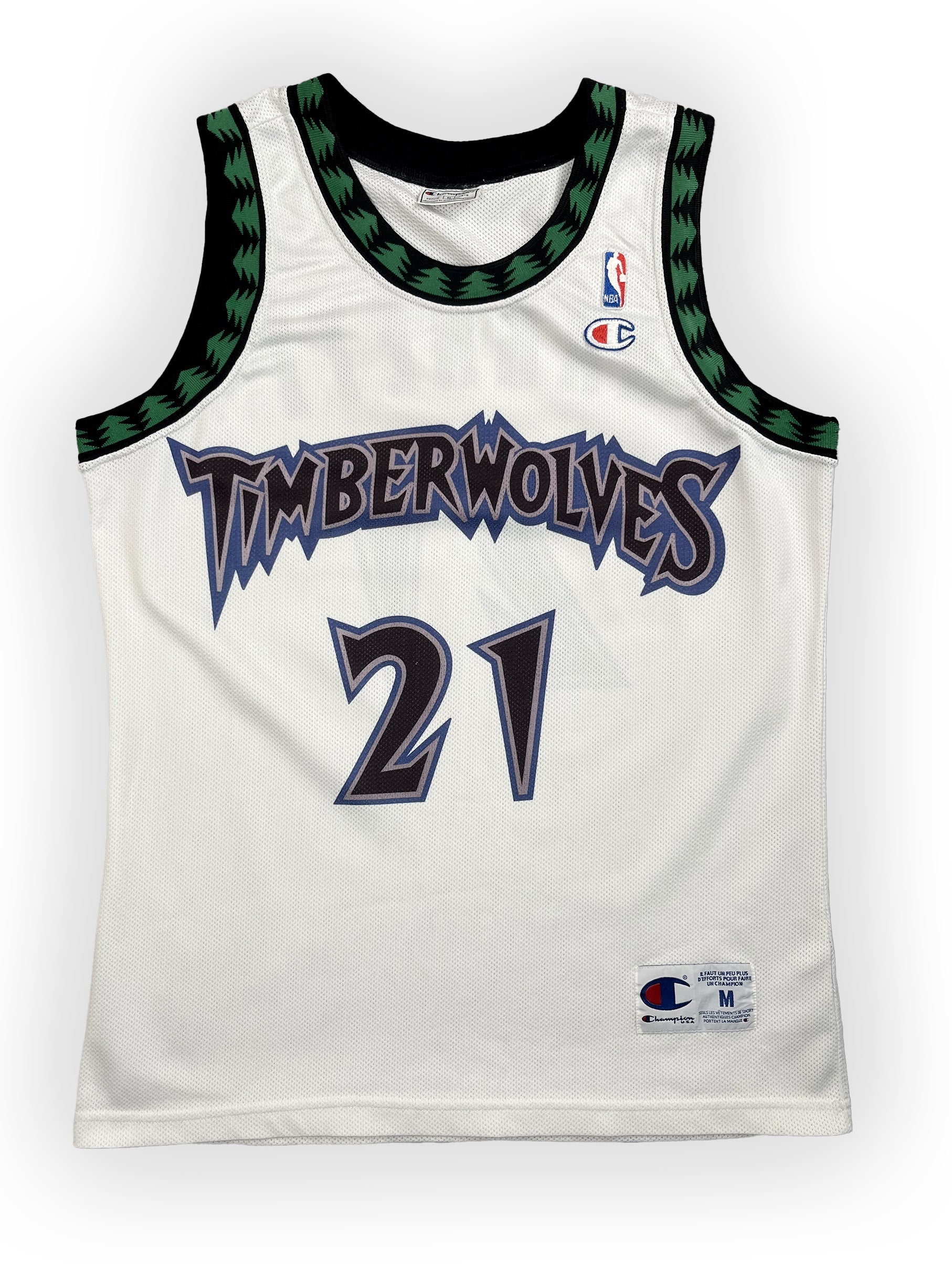 Kevin Garnett #21 - Minnesota Timberwolves Home 1997-2007 - Champion (M) Champion