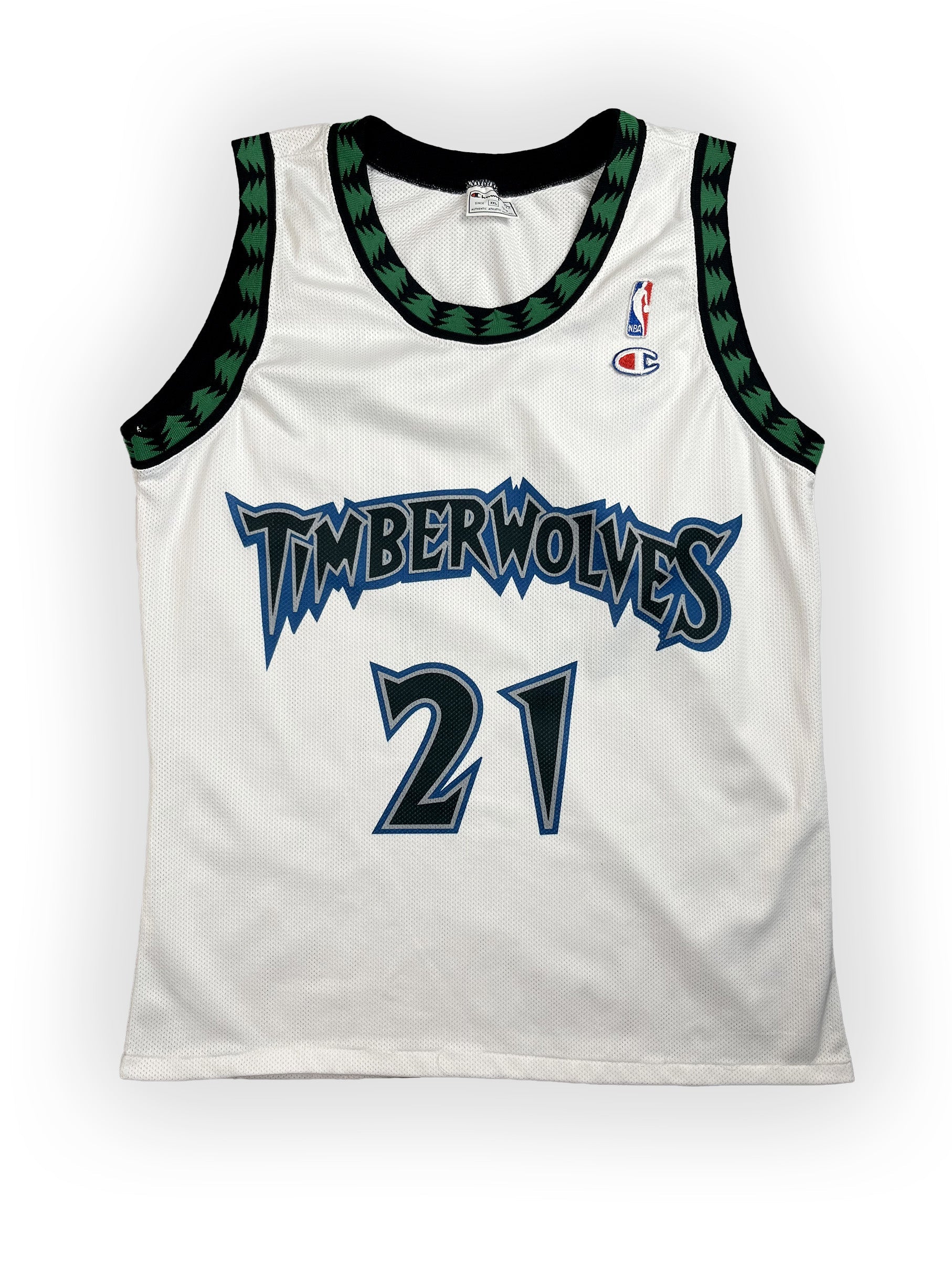 Kevin Garnett #21 - Minnesota Timberwolves Home 1997-2007 - Champion (XXL) Champion