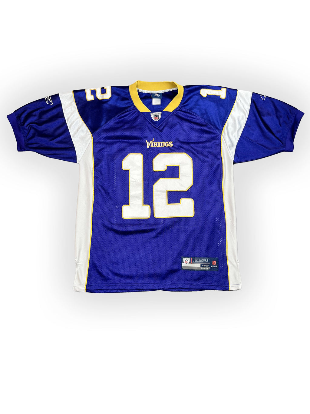 Percy Harvin #12 - Minnesota Vikings Home 2009-2011 - Reebok (L) Reebok