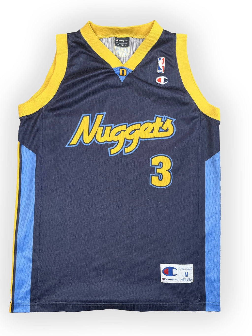Allen Iverson #3 - Denver Nuggets Away 2007-2009 - Champion (M) Champion