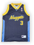 Allen Iverson #3 - Denver Nuggets Away 2007-2009 - Champion (M) Champion