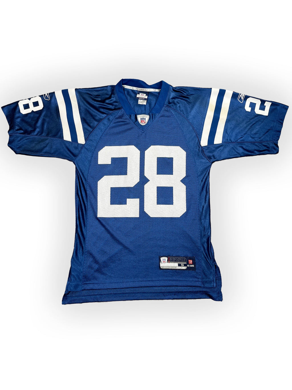 Marlin Jackson #28- Indianapolis Colts Home 2005-2009 - Reebok (S) Reebok