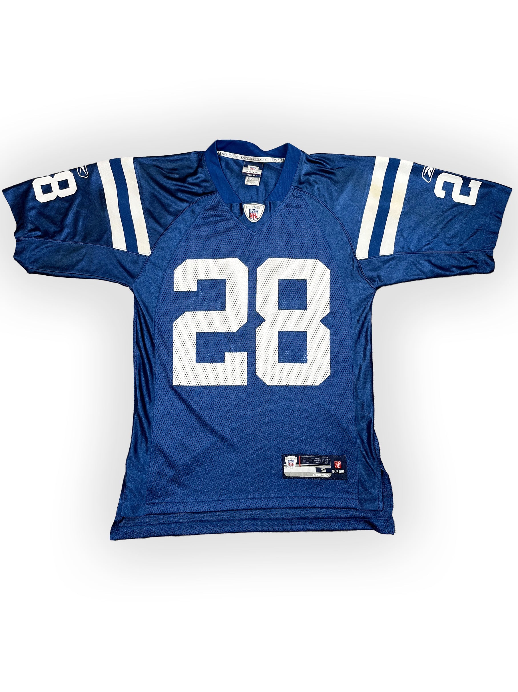 Marlin Jackson #28- Indianapolis Colts Home 2005-2009 - Reebok (S) Reebok