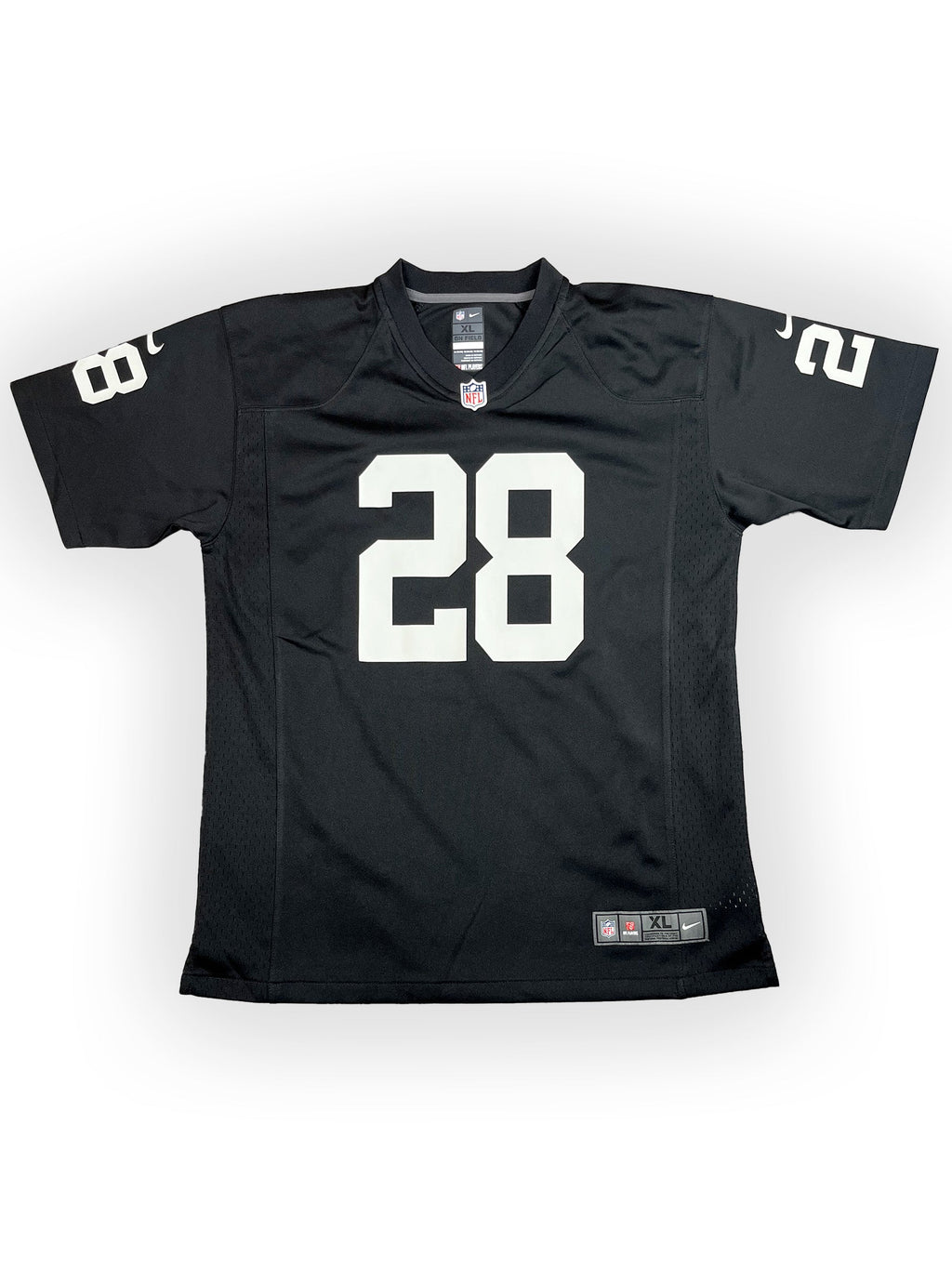 Josh Jacobs #28 - Oakland/Las Vegas Raiders 2019-2023 - Nike (S) (XL Youth) Nike